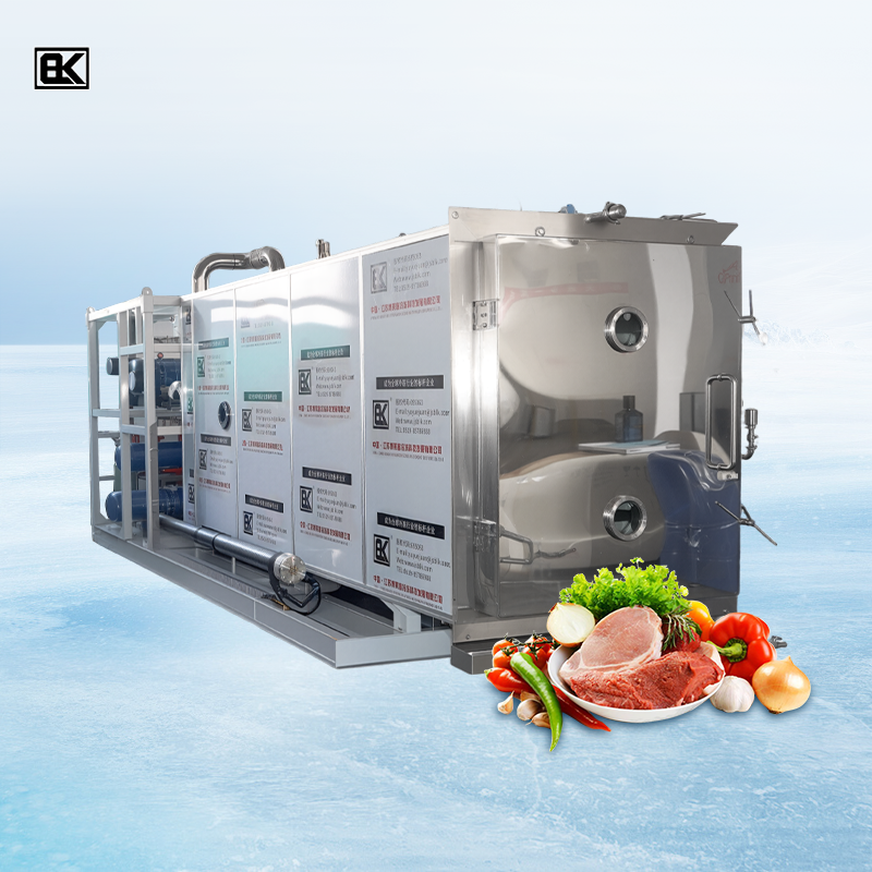 40㎡ Large Vacuum Freeze Dryer | Herbal & Food Lyophilizer | Fully Automatic PLC-Controlled Drying Machine