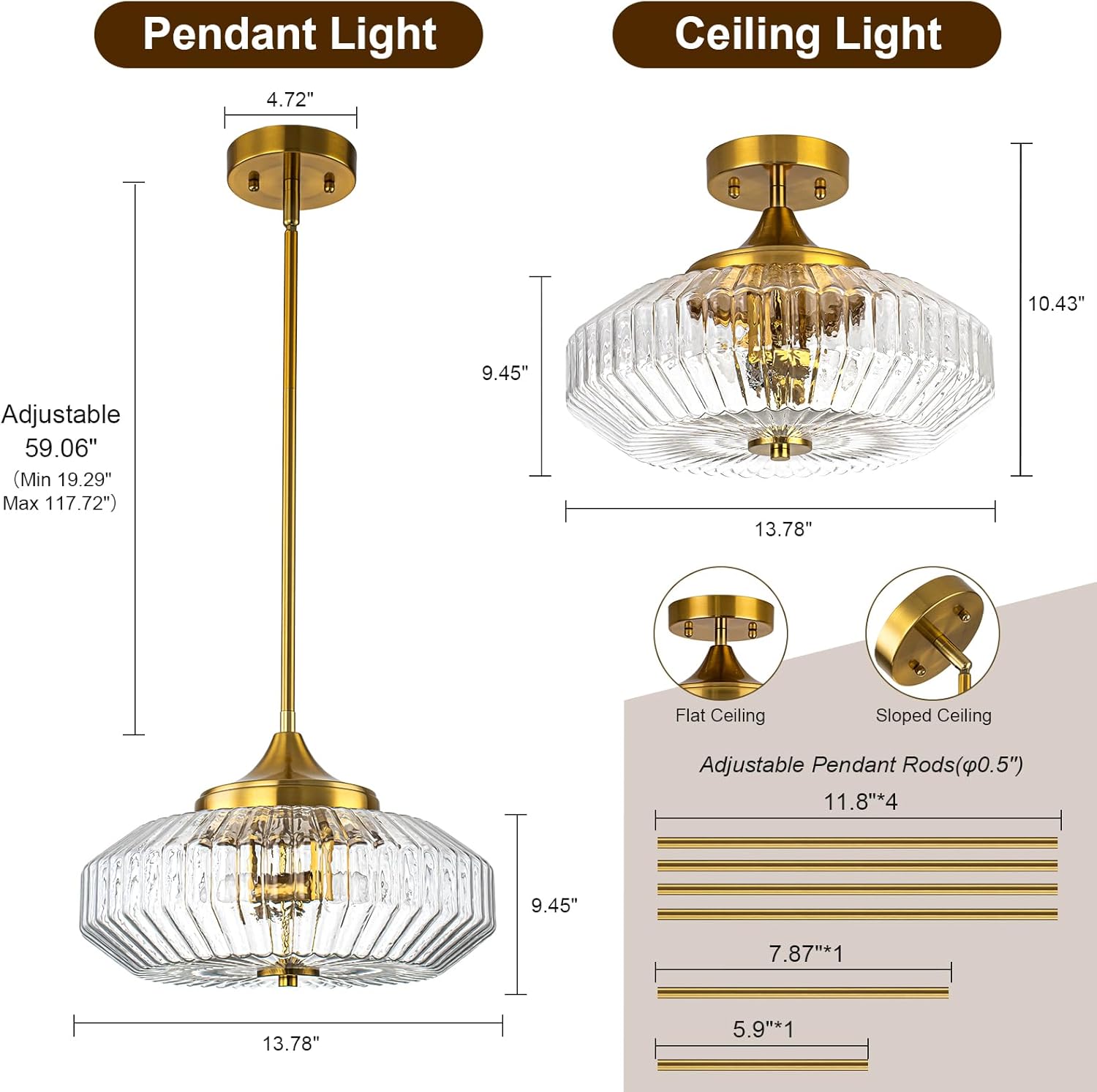 Luxury Gold Crystal Pendant Ceiling Light Adjustable Modern Round Chandelier