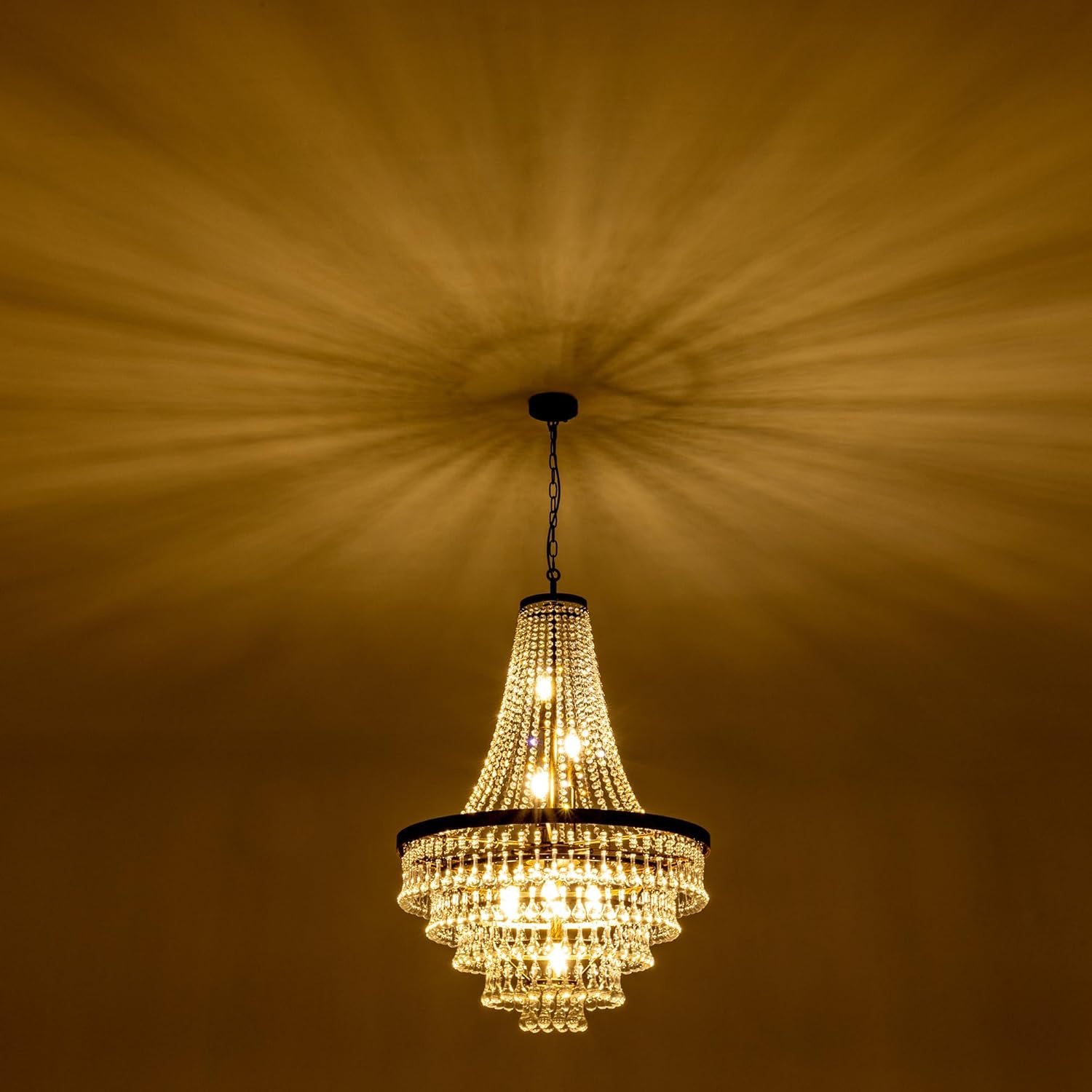 Luxury Multi-Tier Crystal Chandelier - 28