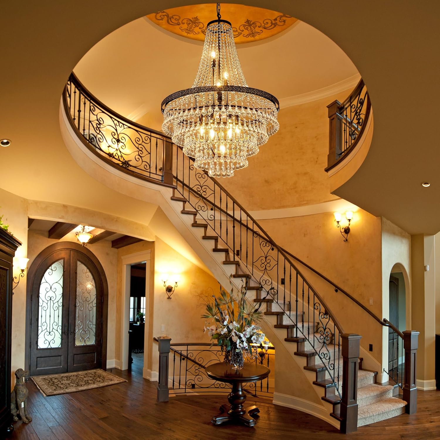 Luxury Multi-Tier Crystal Chandelier - 28