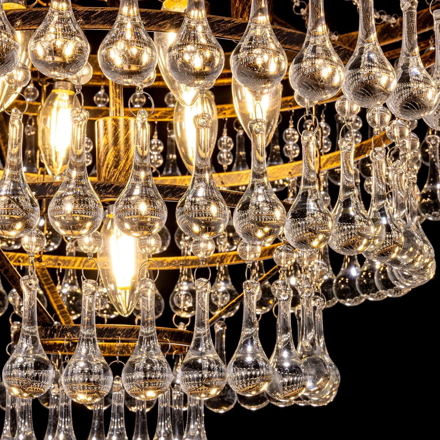 Luxury Multi-Tier Crystal Chandelier - 28