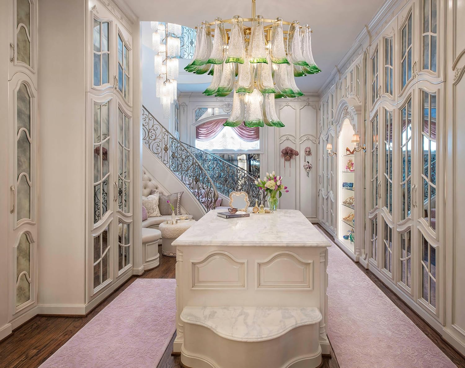 Modern Art Glass Chandelier - 30