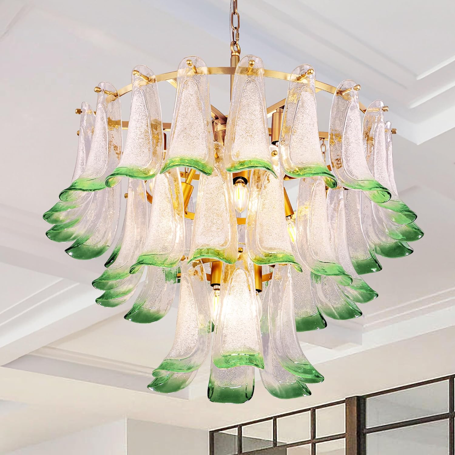 Modern Art Glass Chandelier - 30