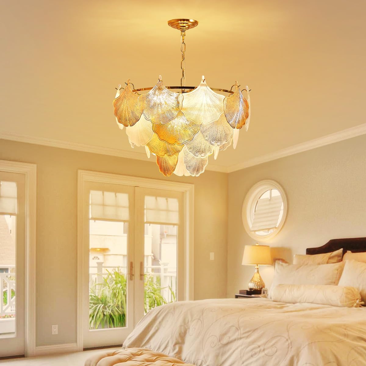 Luxury Modern Ginkgo Leaf Chandelier – 24