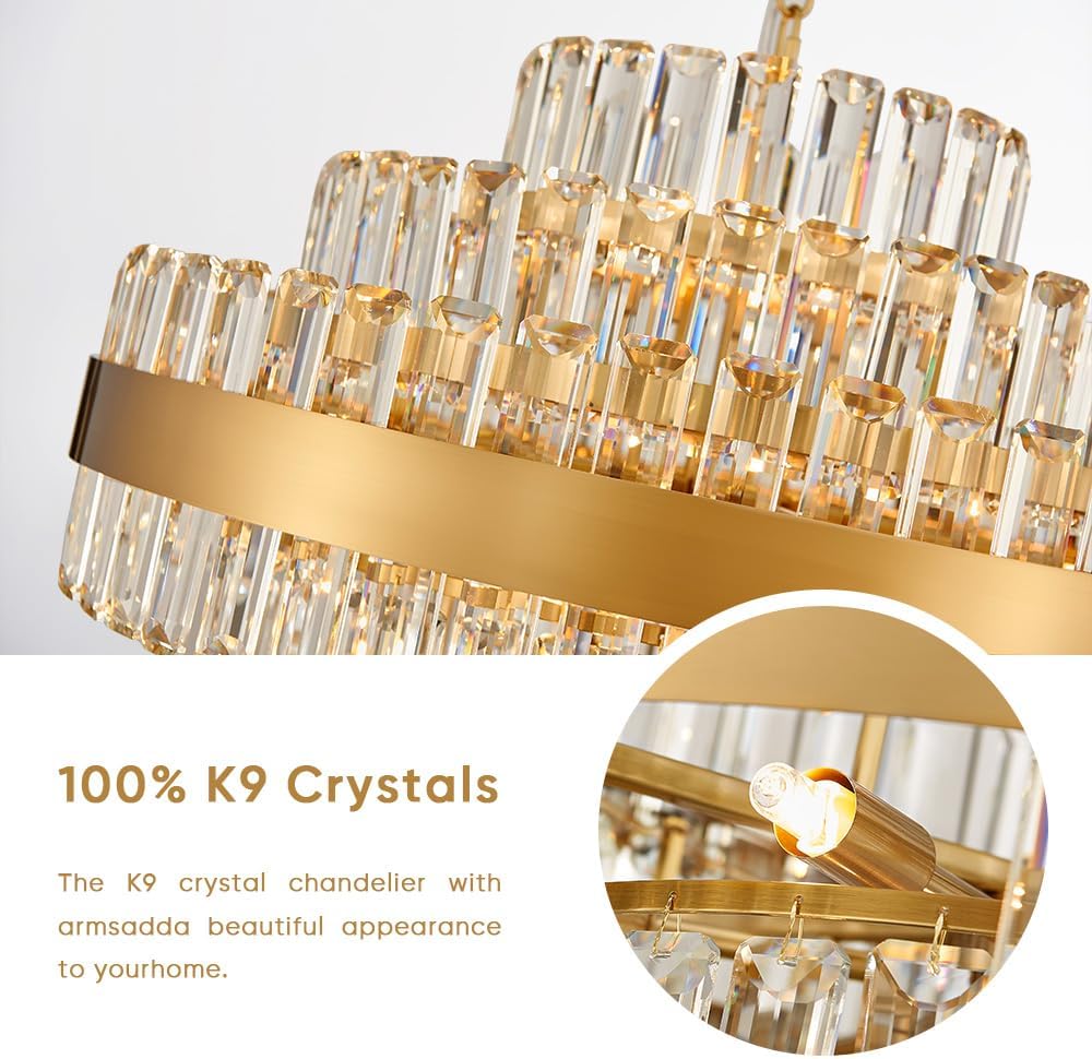 Modern Luxury K9 Crystal Chandelier – 23