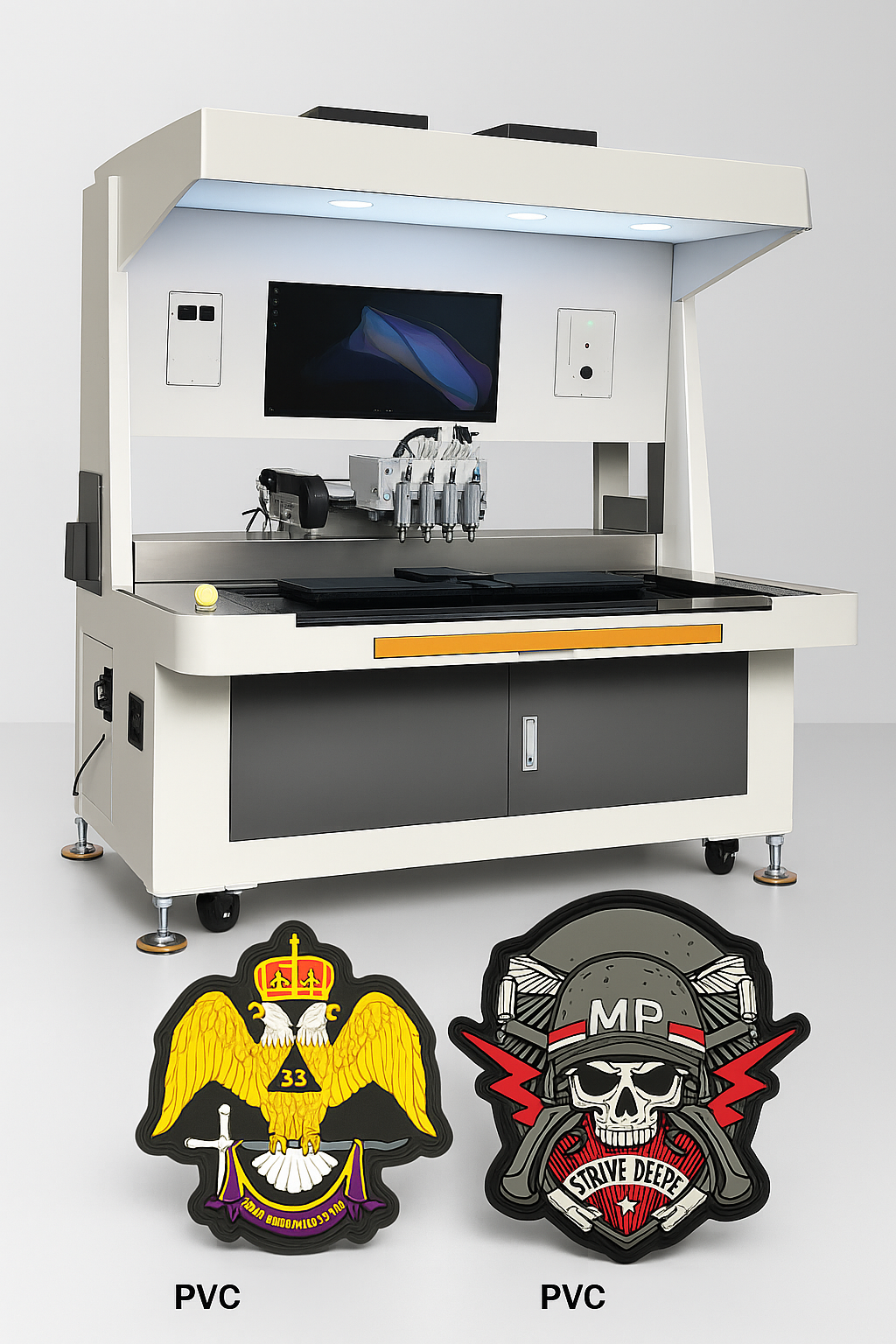 Intelligent Visual Rubber Logo Making Machine for High-precision complex gifts