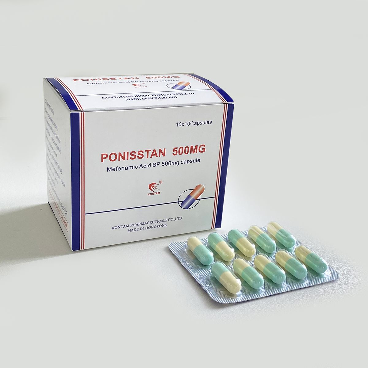 Mefenamic Acid BP 500mg Capsules