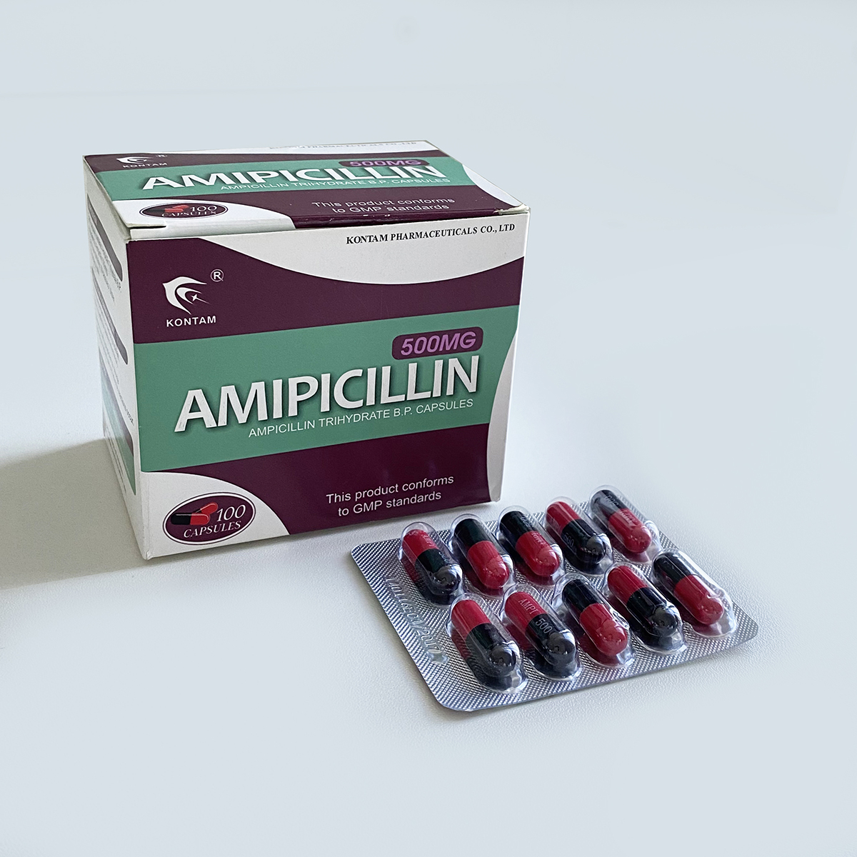 Ampicillin Trihydrate B.P. Capsules