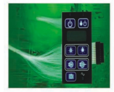 Membrane switches with backlighting Options( EL/ Fiber)