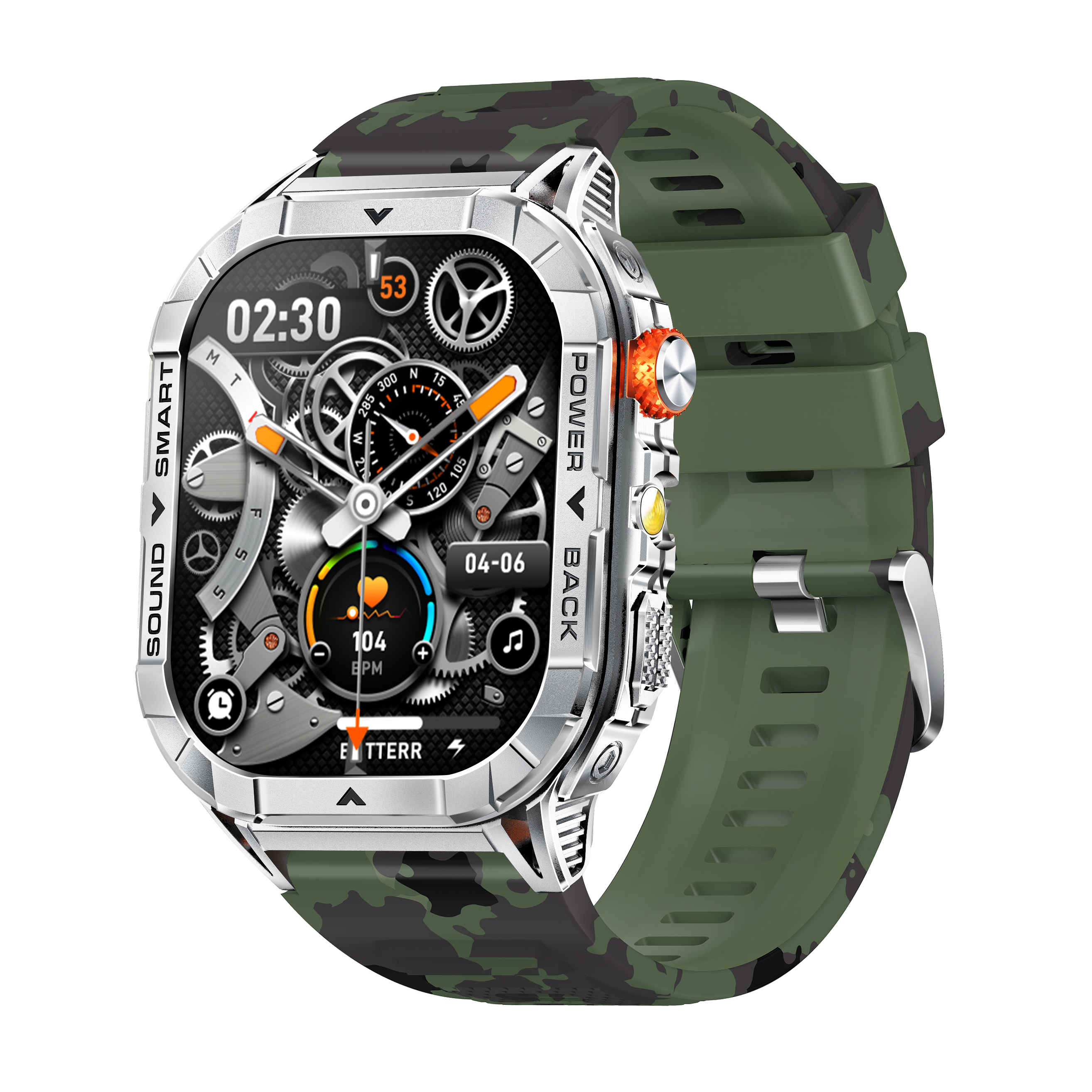 Rugged Outdoor AMOLED Smart Watch for Men – 2.13