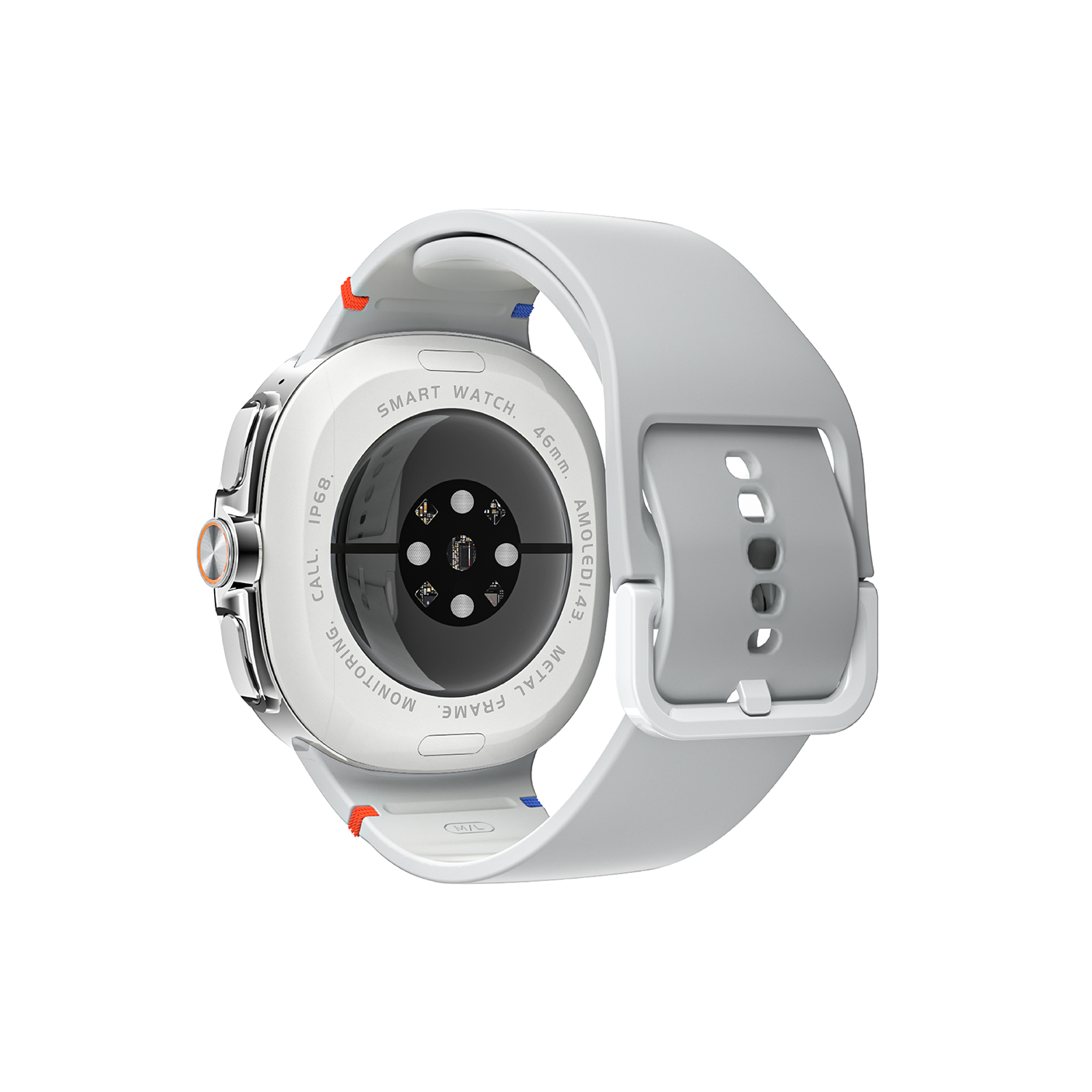 Luxury AMOLED Smartwatch for Men with Bluetooth Calling, Health Monitoring, and IP68 Waterproof