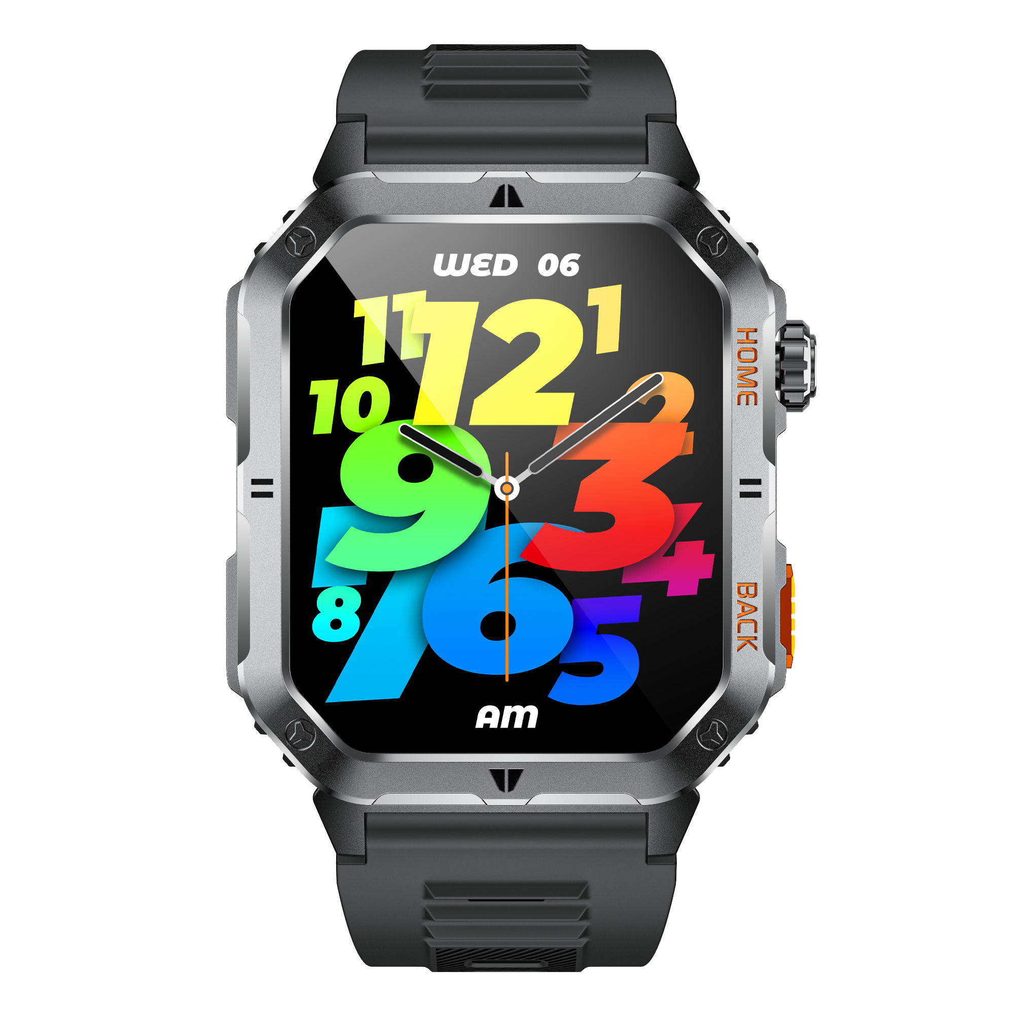 High-End Men's Outdoor Sports Smartwatch, 2.01-inch Display, 3ATM Waterproof, 1000mAh Battery
