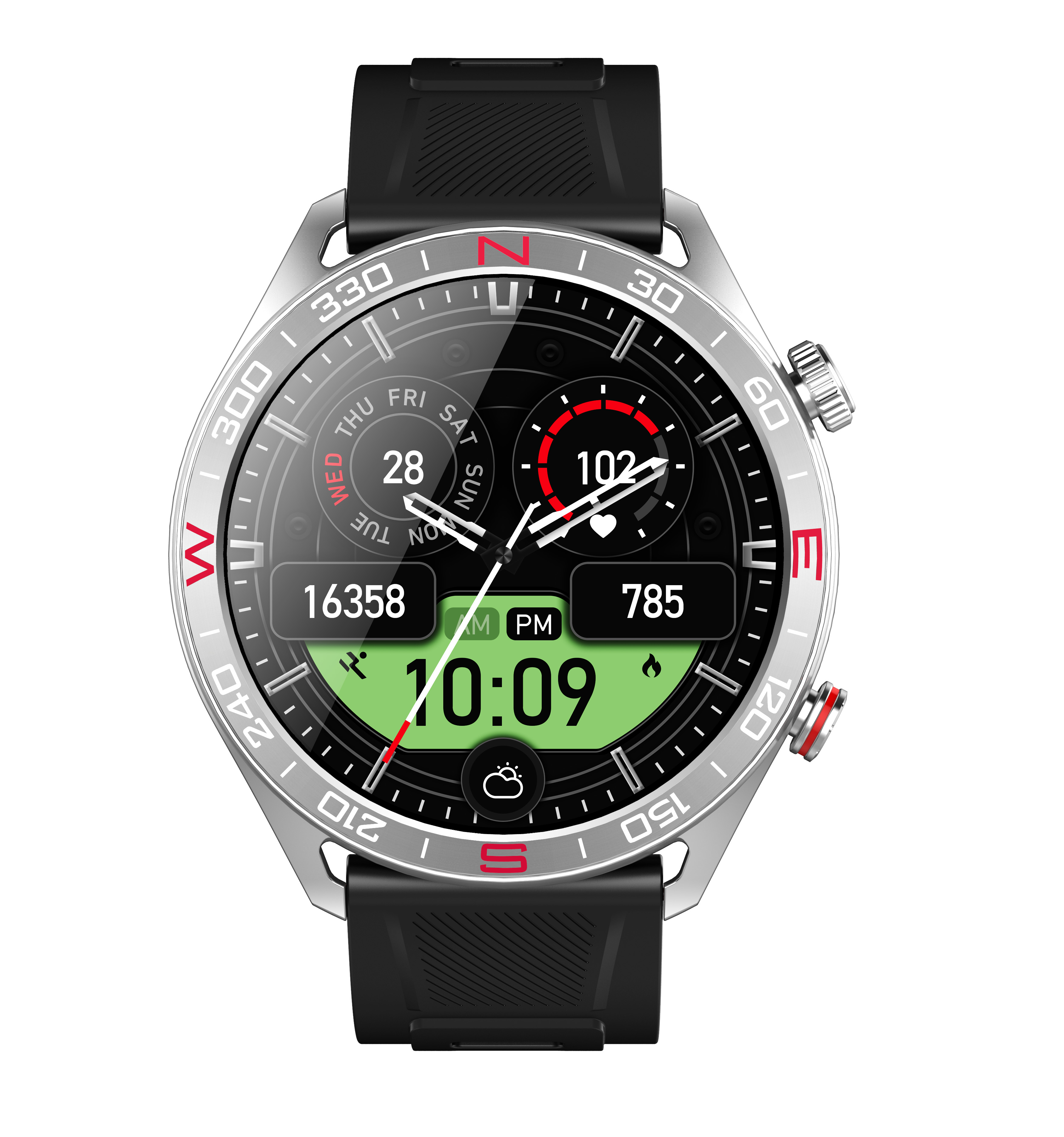 1.43'' AMOLED Bluetooth Smart Watch for Men with IP68 Waterproof & 107+ Sports Modes