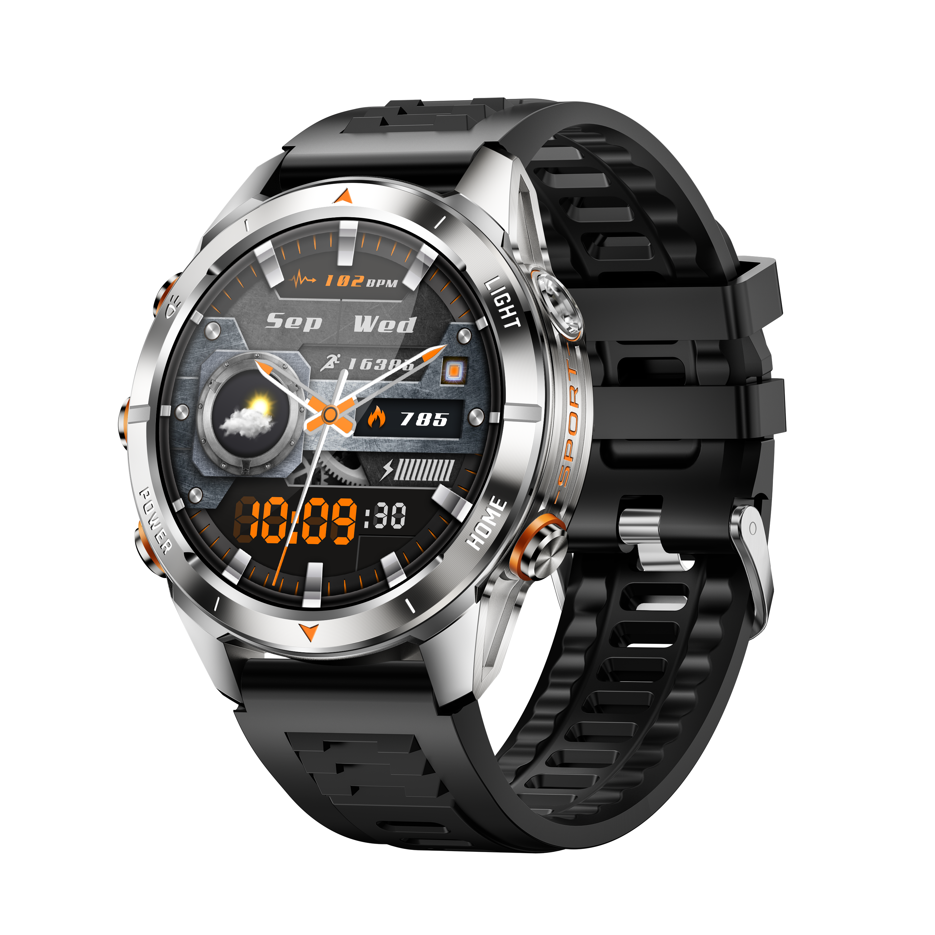 Advanced Outdoor Smartwatch for Men with Bluetooth Call, 100+ Sports Modes, and 30M Waterproof