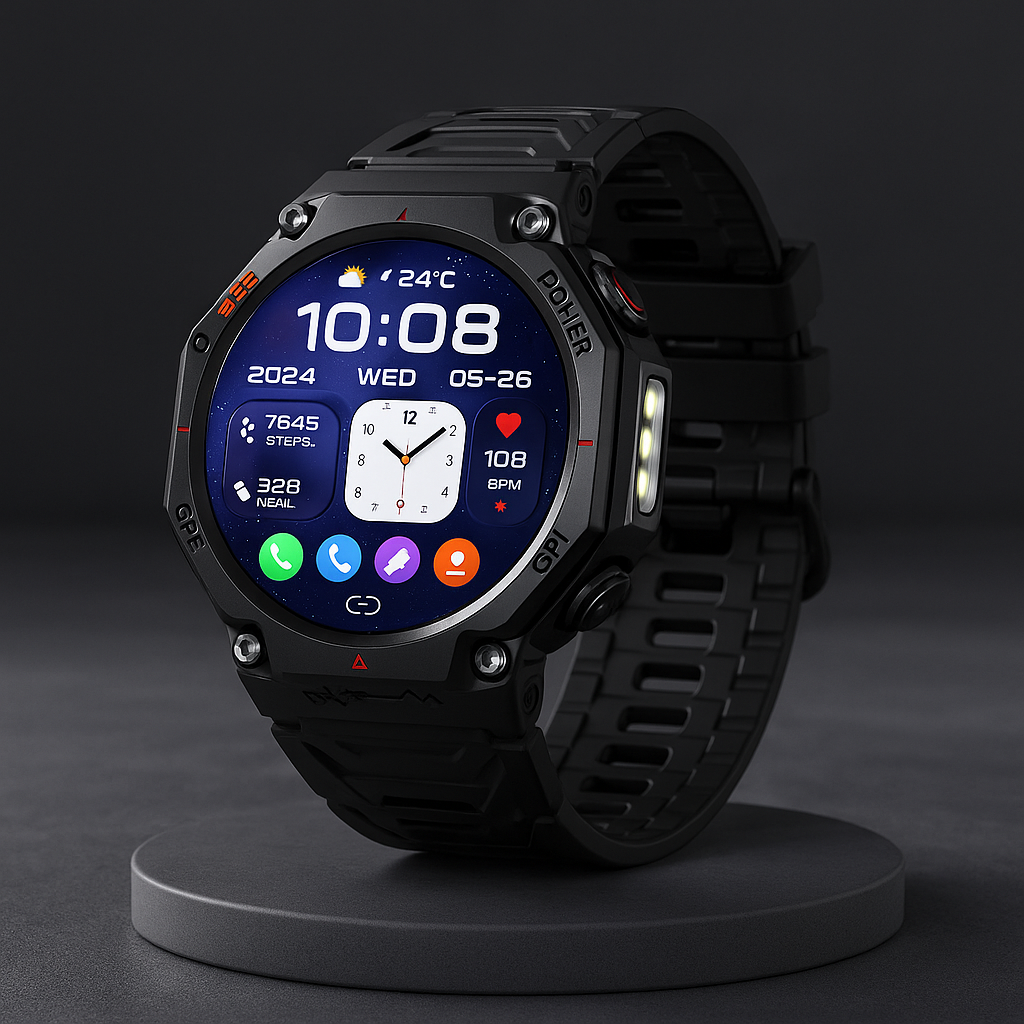 AI-Powered Smartwatches for Men: Combining Health Tracking, Fashion, and Outdoor Performance