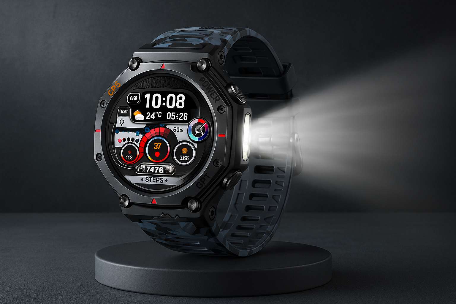 The Market Opportunity for Outdoor Men’s Smart Watches with GPS, Flashlight, AI, and 3ATM Waterproof Features