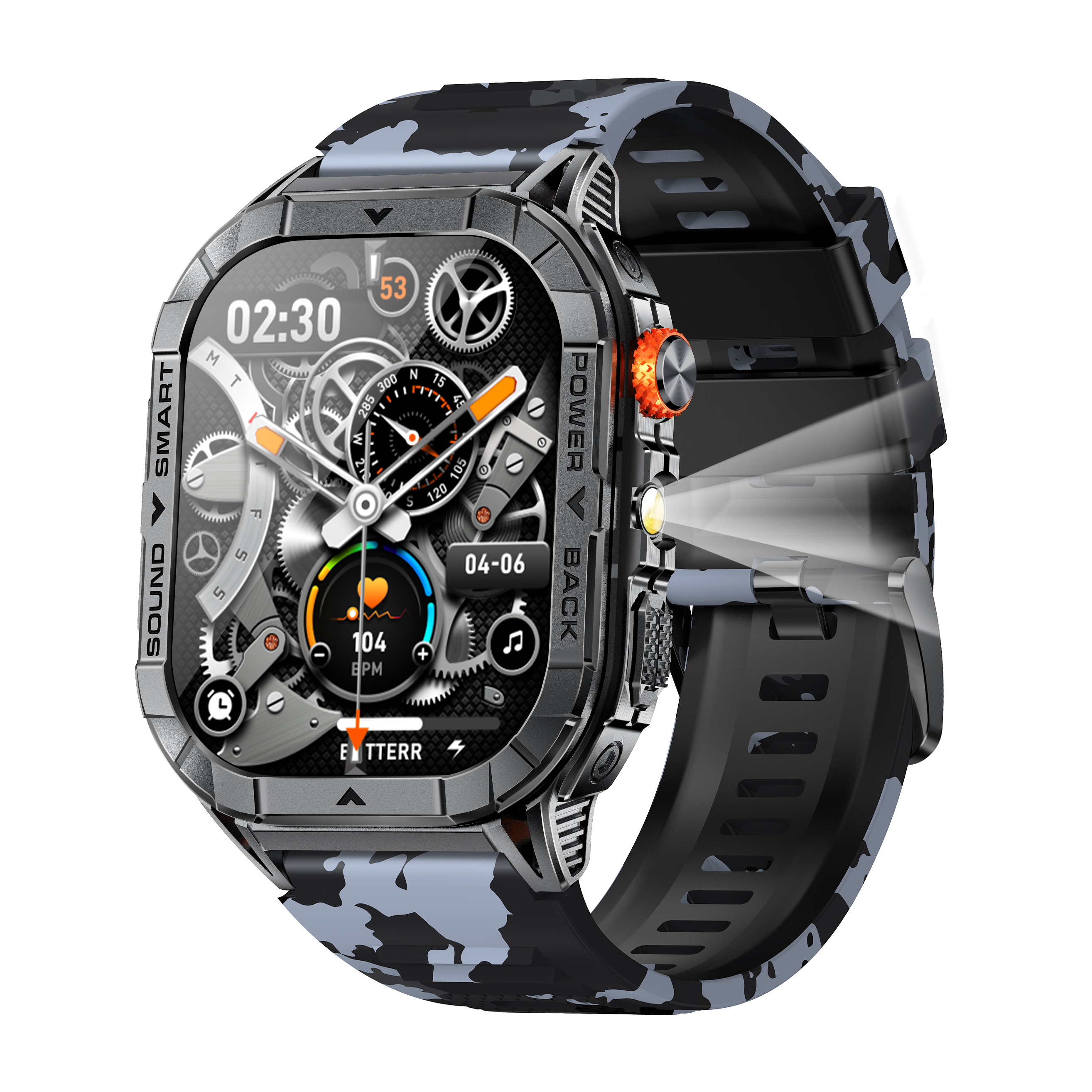 Rugged Outdoor AMOLED Smart Watch for Men – 2.13