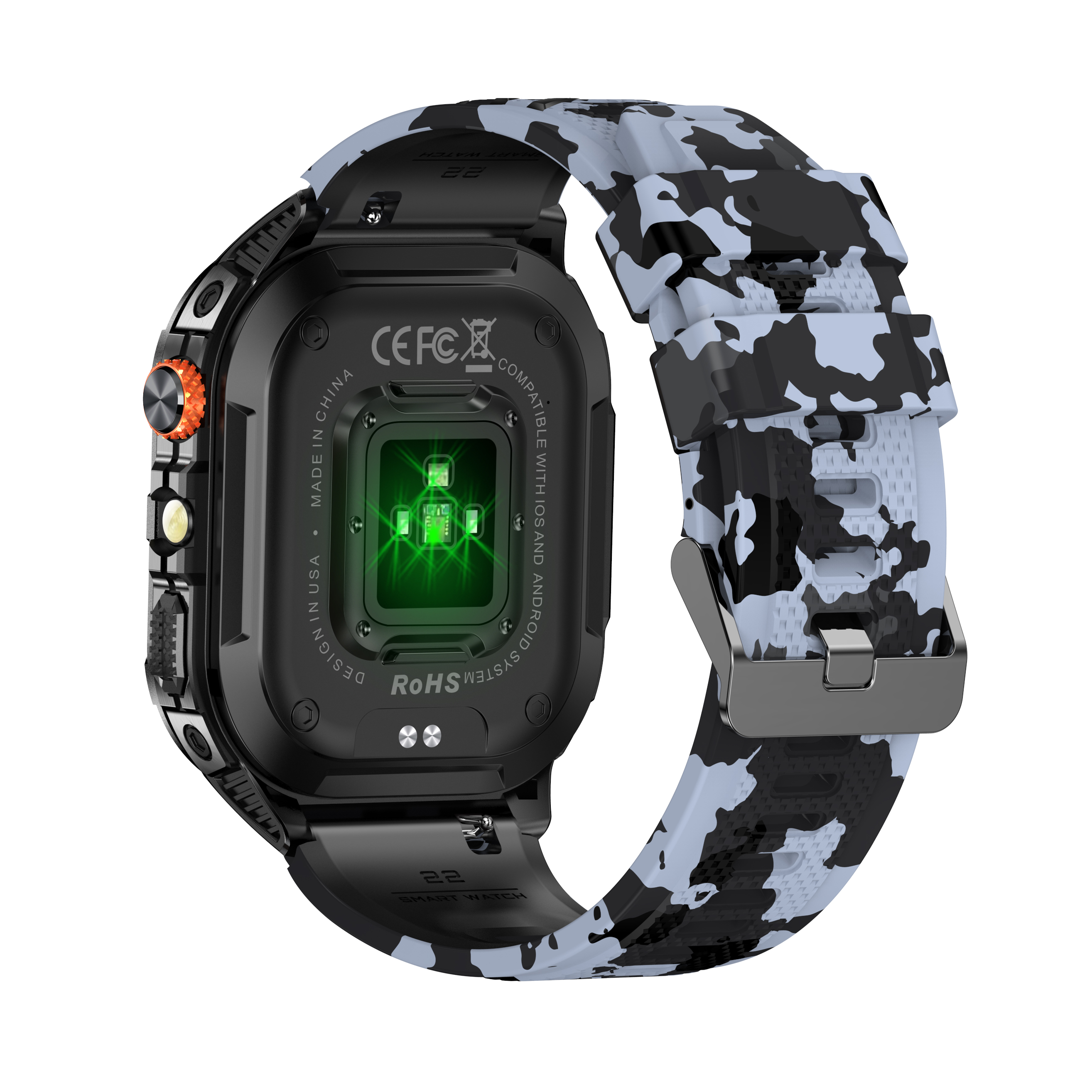 Rugged Outdoor AMOLED Smart Watch for Men – 2.13