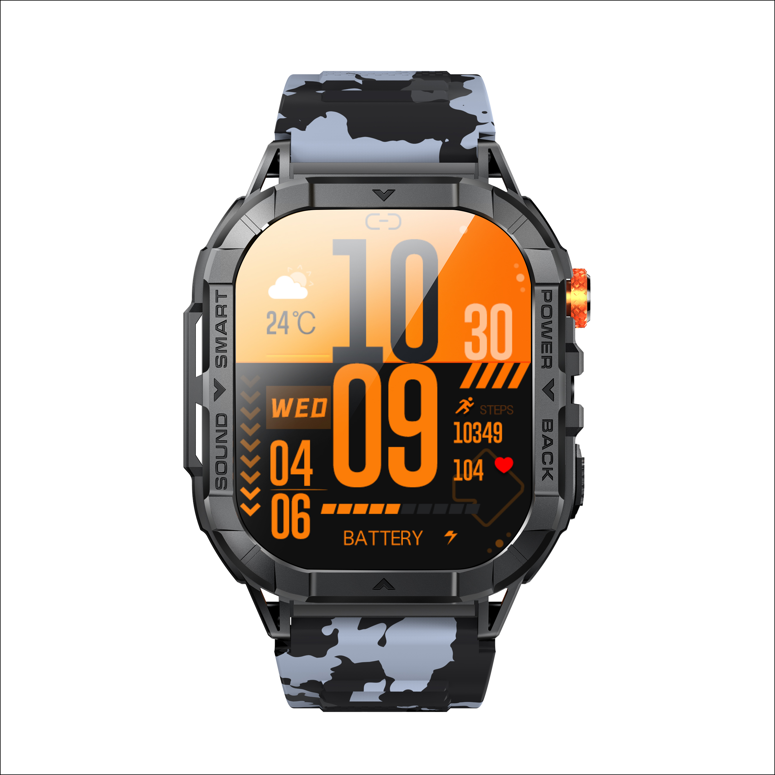 Rugged Outdoor AMOLED Smart Watch for Men – 2.13