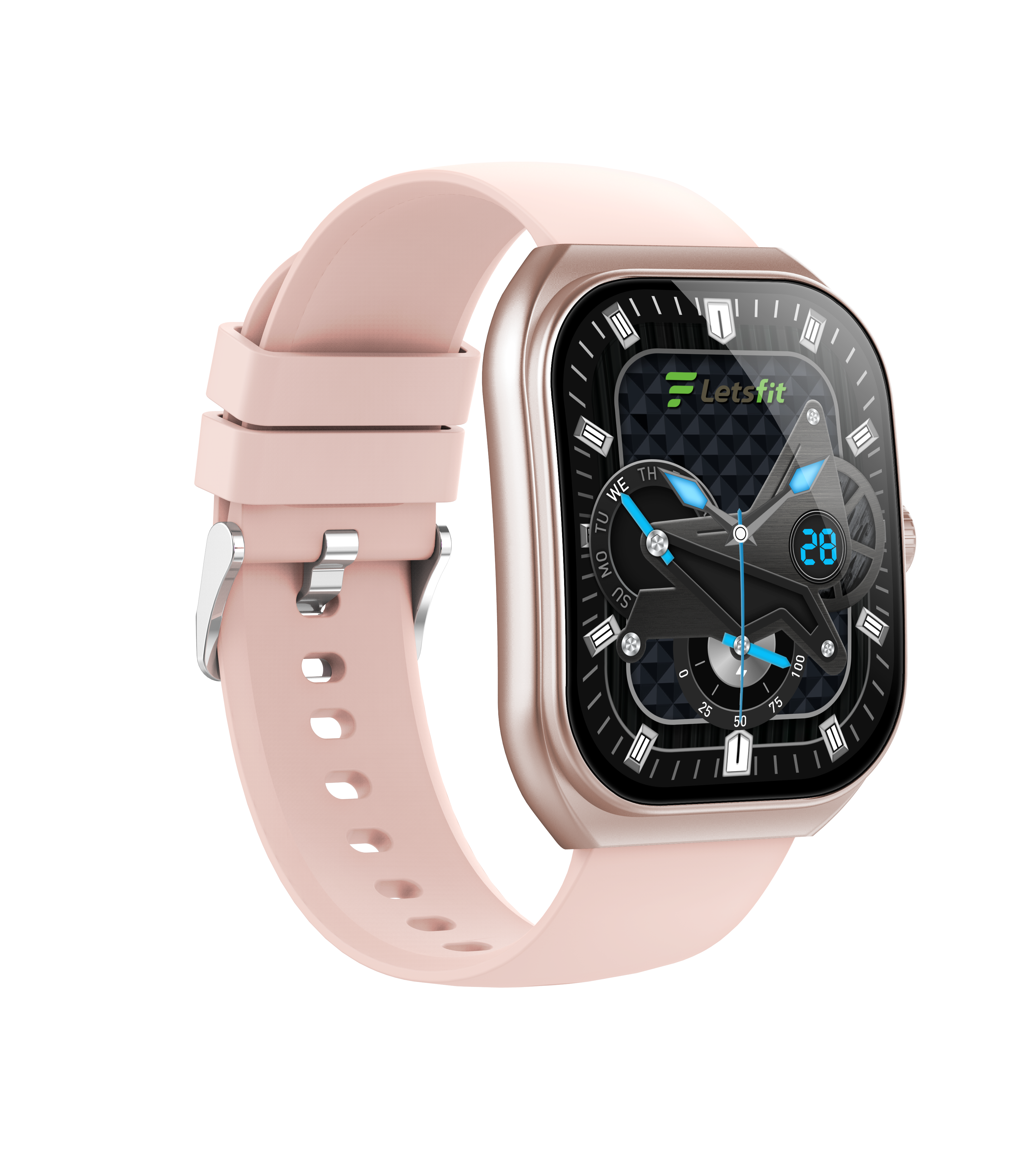 Luxury Business Smartwatch for Men with 2.01'' Curved Display, Bluetooth Call & Music, Health Tracking, IP68 Waterproof