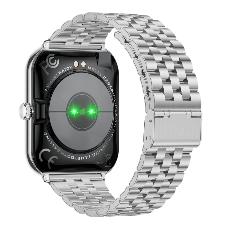 Luxury Business Smart Watch for Men with 1.96'' AMOLED Display, IP68 Waterproof, Bluetooth Calling & 100+ Sports Modes