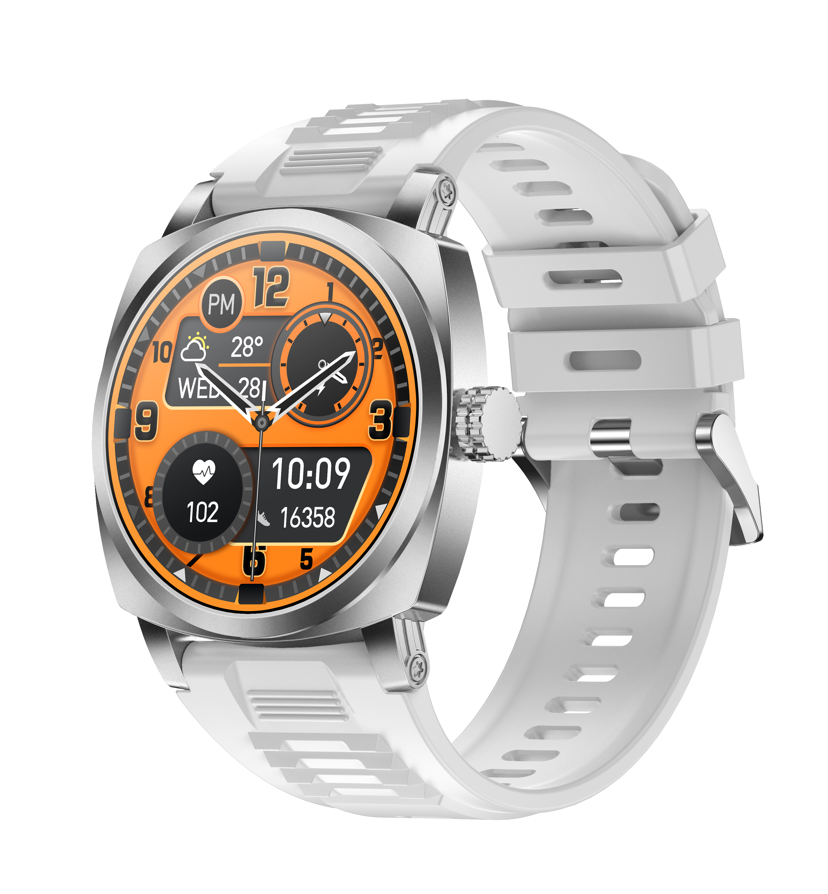 Luxury AMOLED Smart Watch for Men – 1.43” Display, IP68 Waterproof, Bluetooth Call, Health & Fitness Tracker