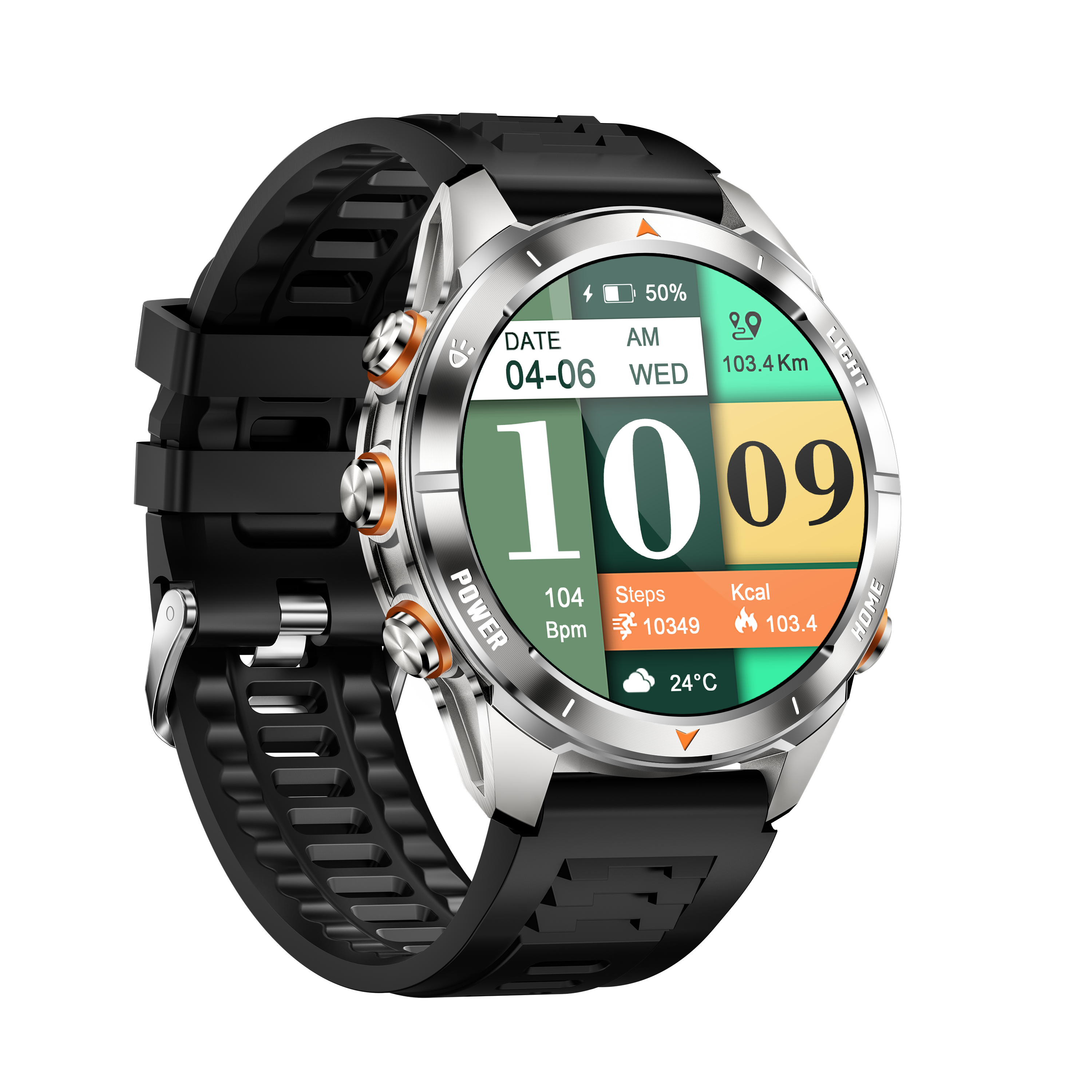 Advanced Outdoor Smartwatch for Men with Bluetooth Call, 100+ Sports Modes, and 30M Waterproof