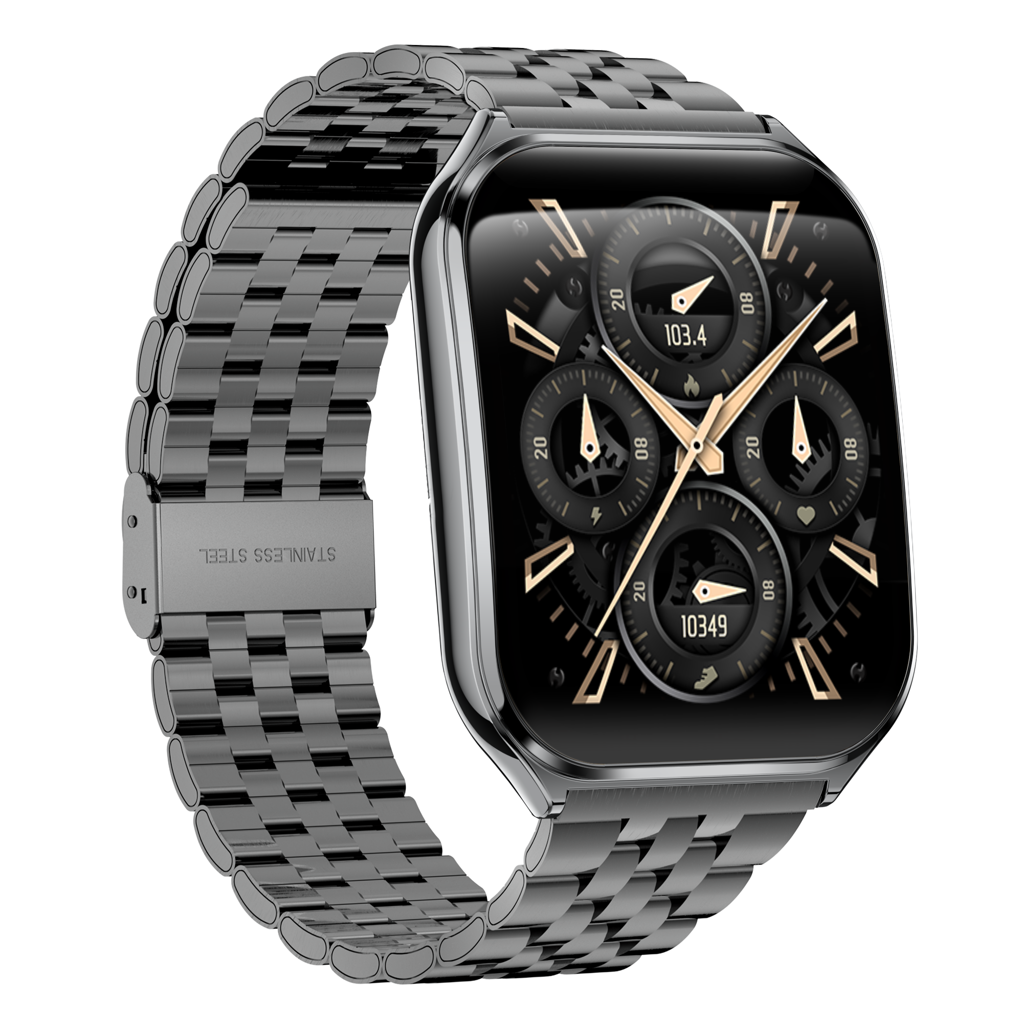 Premium Men’s Curved AMOLED Smart Watch, 1.952