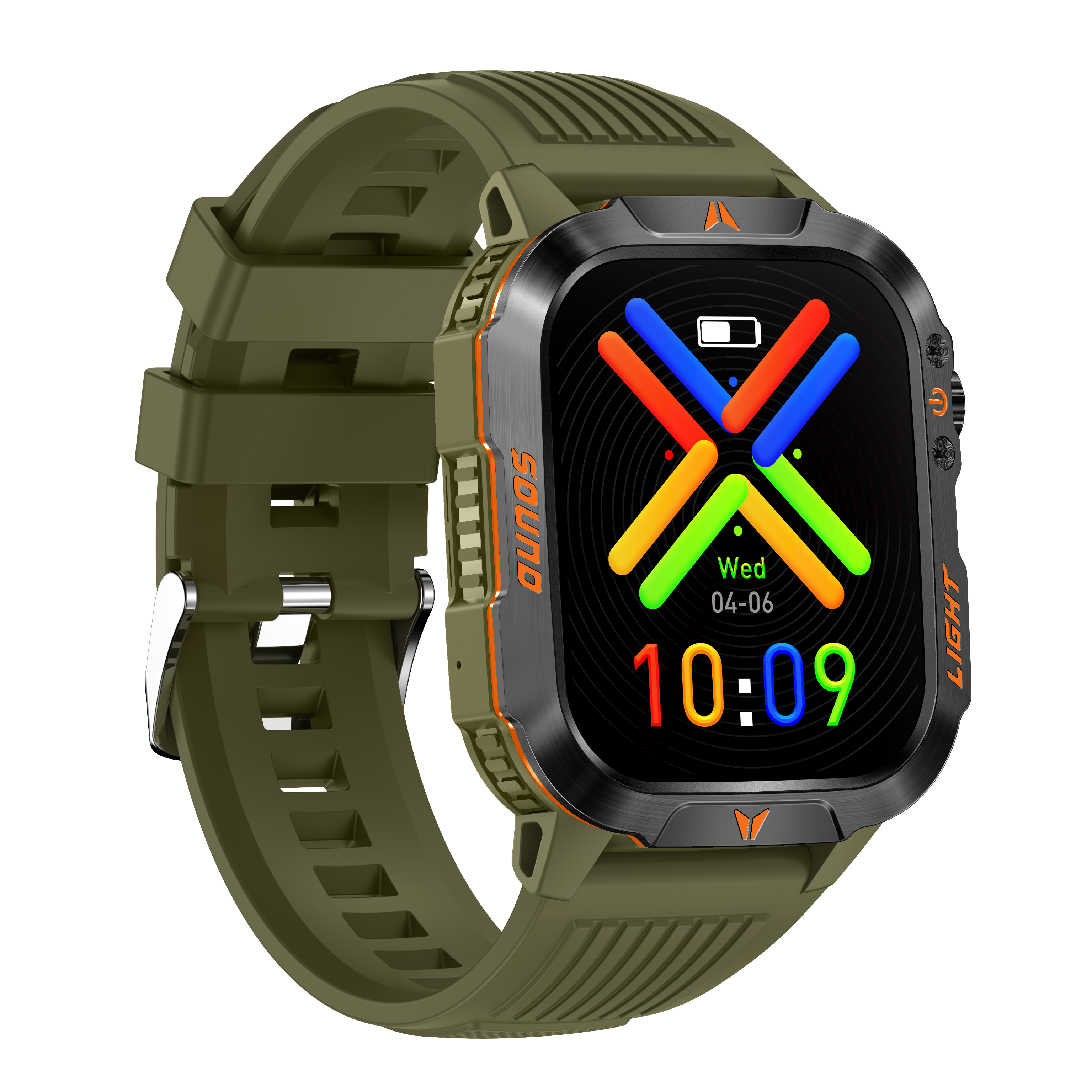Rugged Men’s Outdoor Smartwatch – 2.01