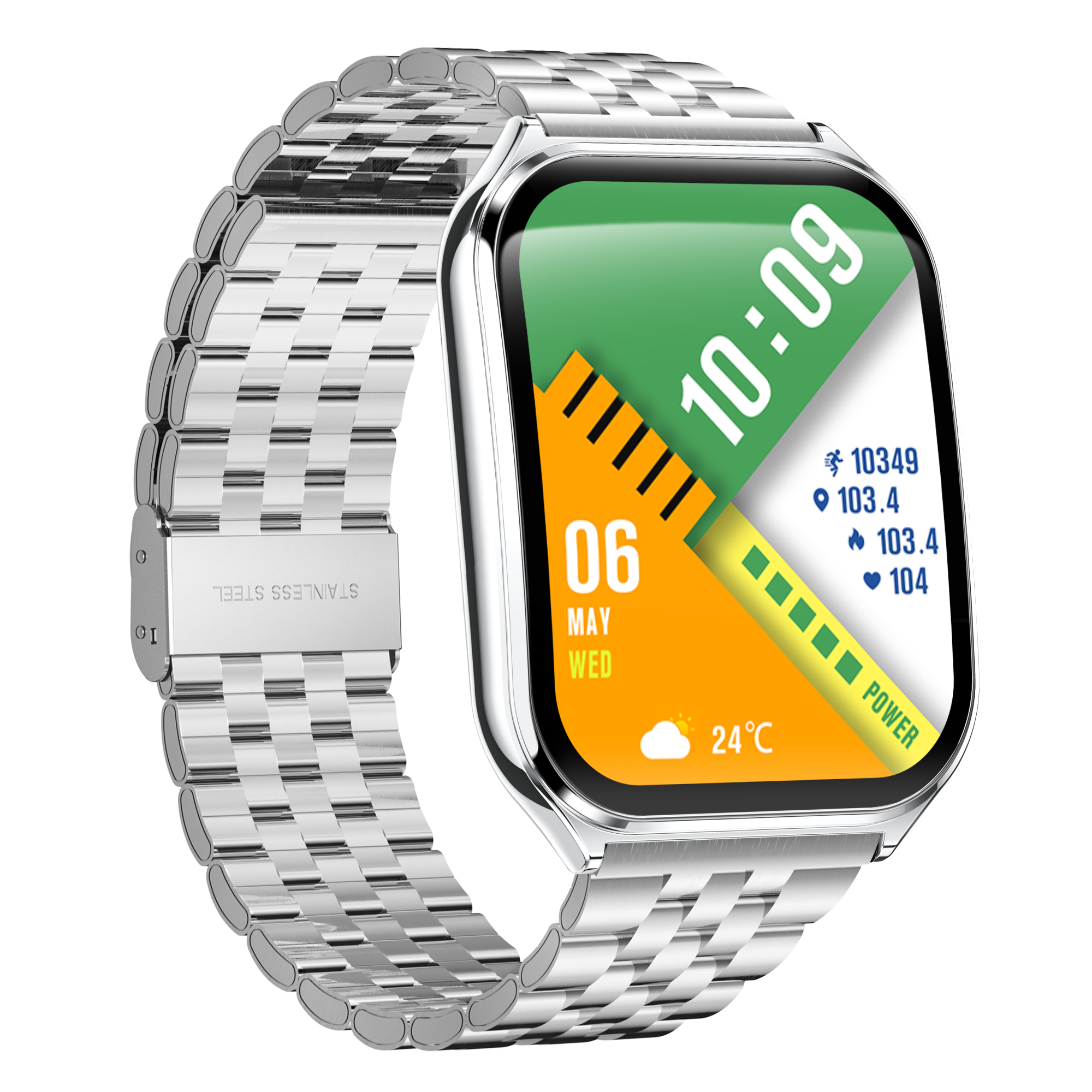 Business & Leisure Curved AMOLED Smart Watch – 1.95” Ultra-thin, Bluetooth Call, 100+ Sport Modes, IP68 Waterproof