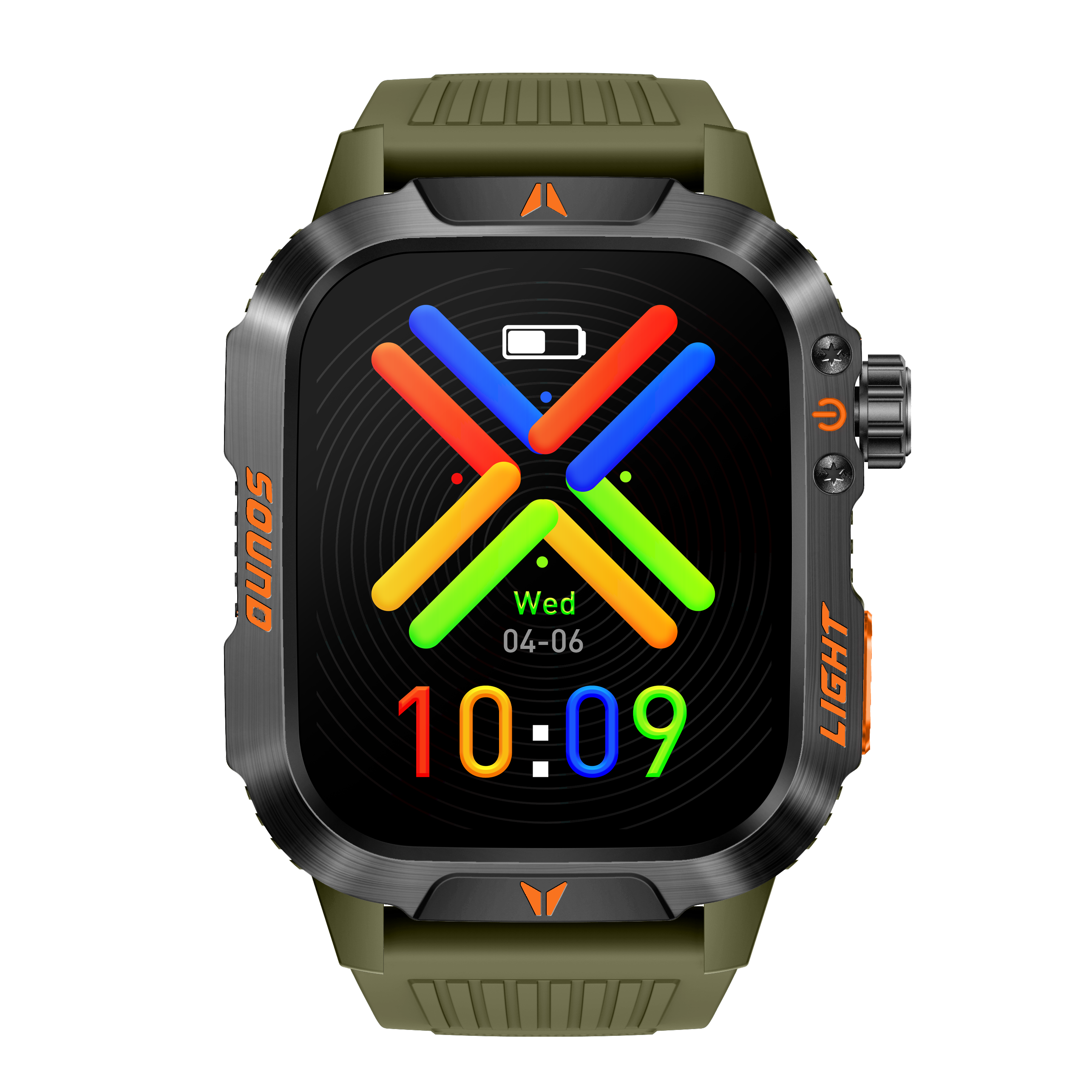 Rugged Men’s Outdoor Smartwatch – 2.01