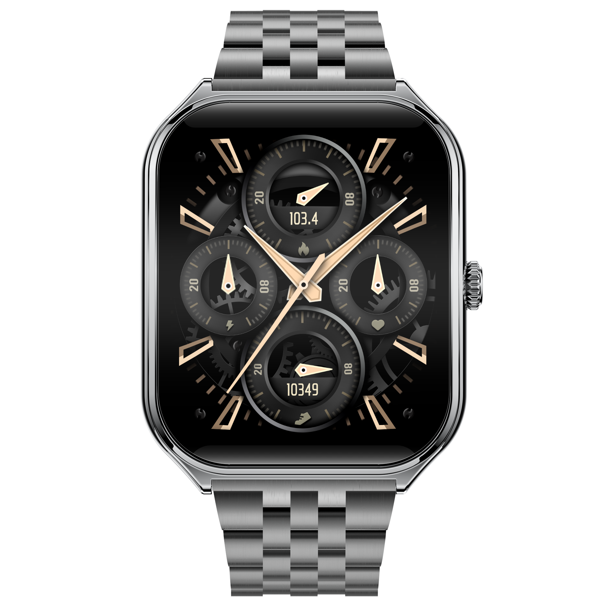 Premium Men’s Curved AMOLED Smart Watch, 1.952