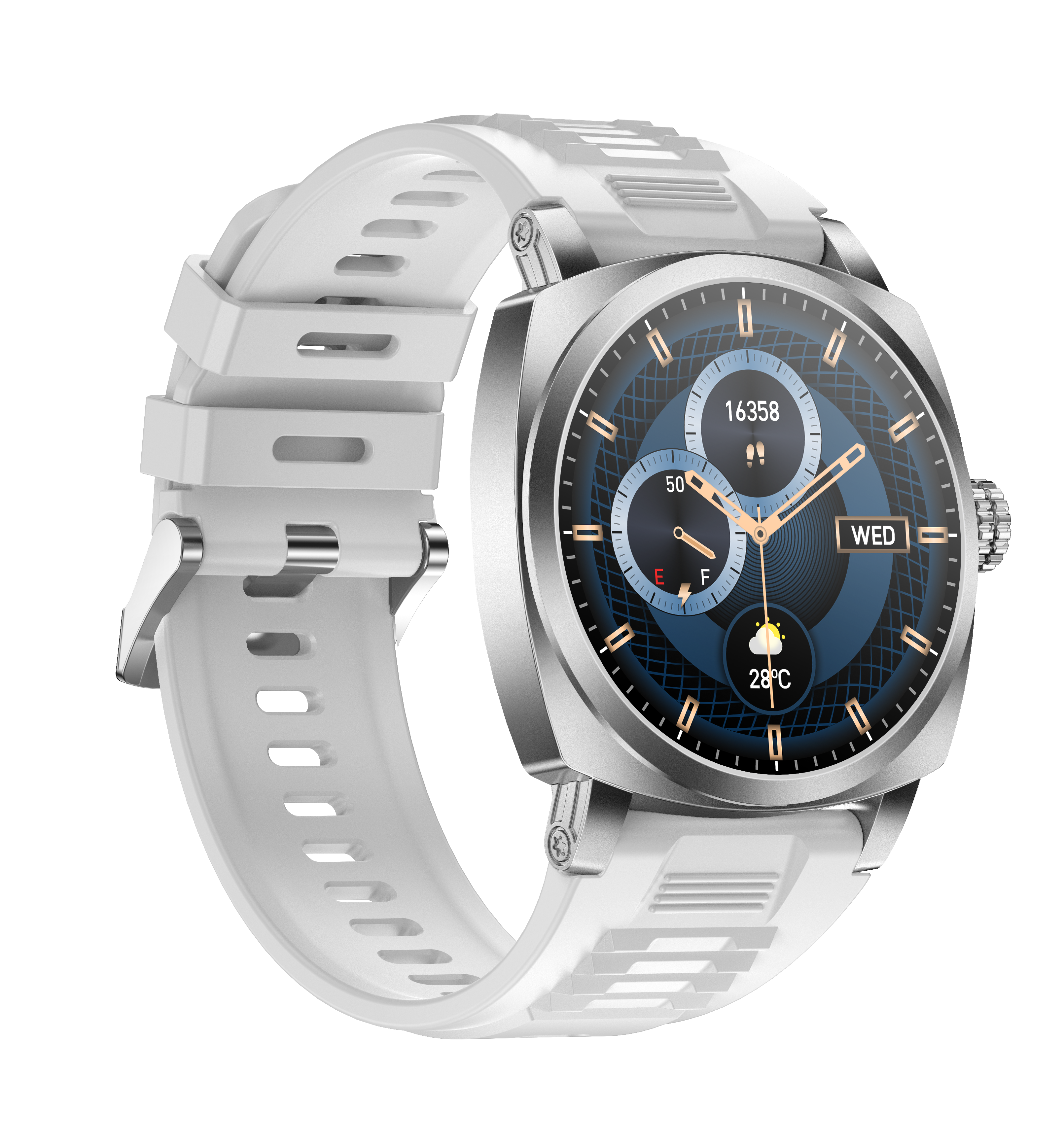 Luxury AMOLED Smart Watch for Men – 1.43” Display, IP68 Waterproof, Bluetooth Call, Health & Fitness Tracker