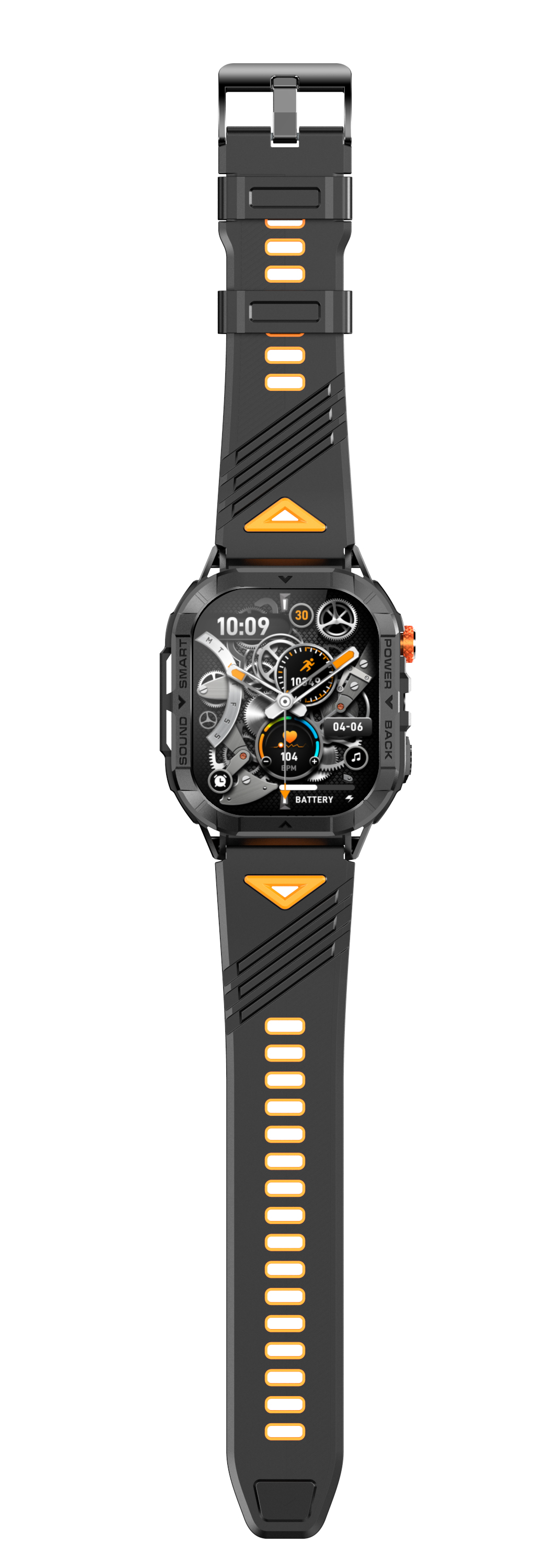 Rugged Outdoor AMOLED Smartwatch with Flashlight & Call Function