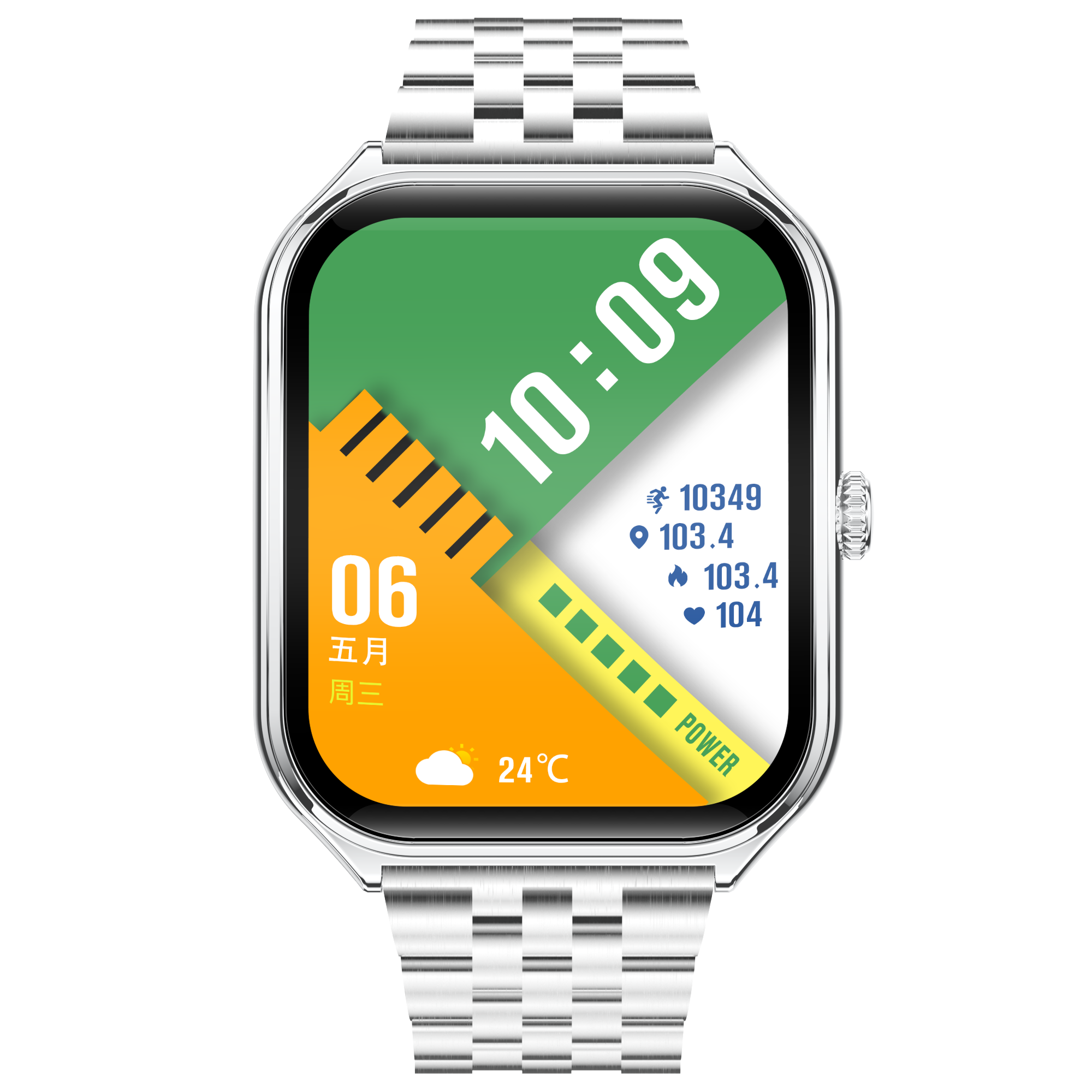 Business & Leisure Curved AMOLED Smart Watch – 1.95” Ultra-thin, Bluetooth Call, 100+ Sport Modes, IP68 Waterproof