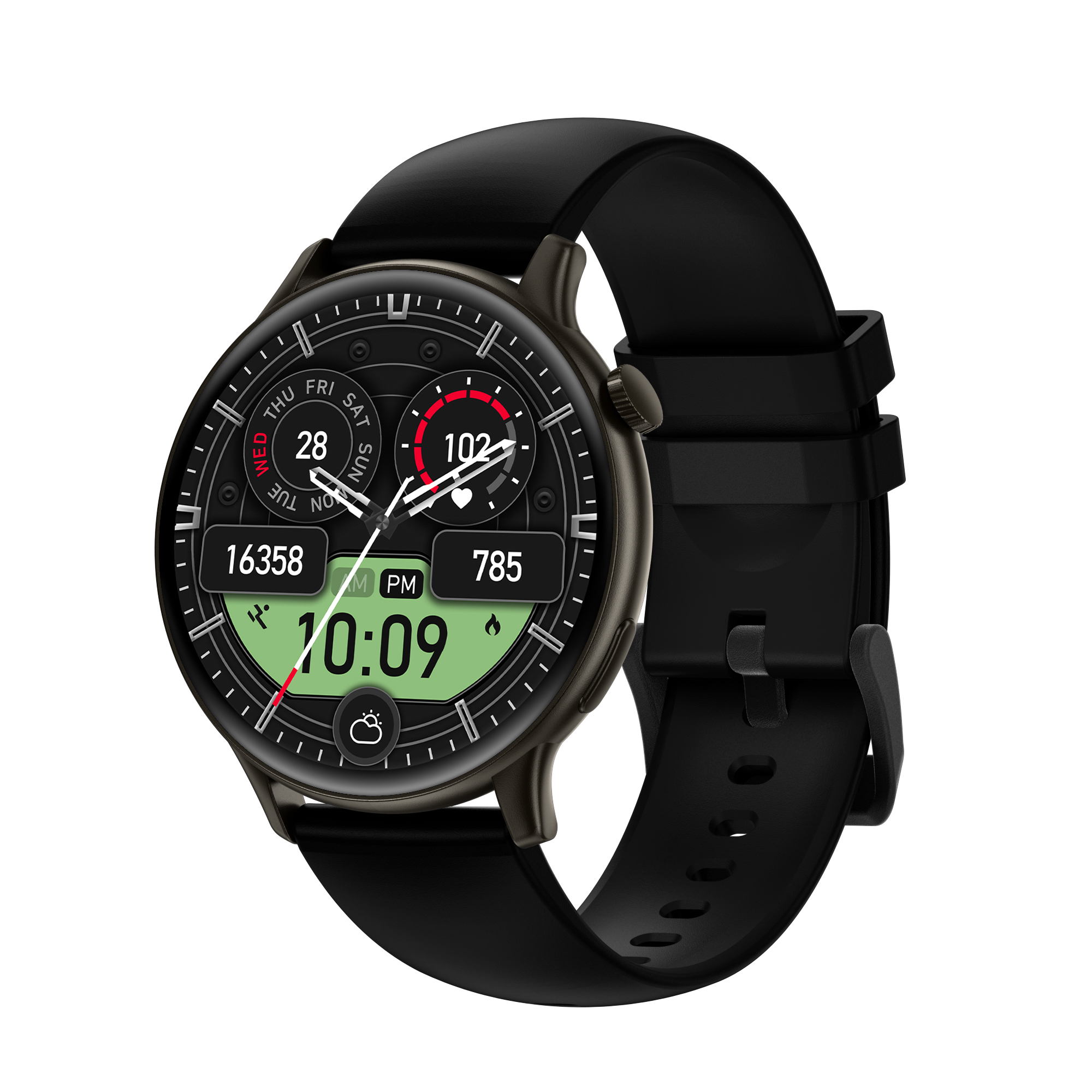 Men's Business Smart Watch with AMOLED Display, Bluetooth Calling & 100+ Sports Modes