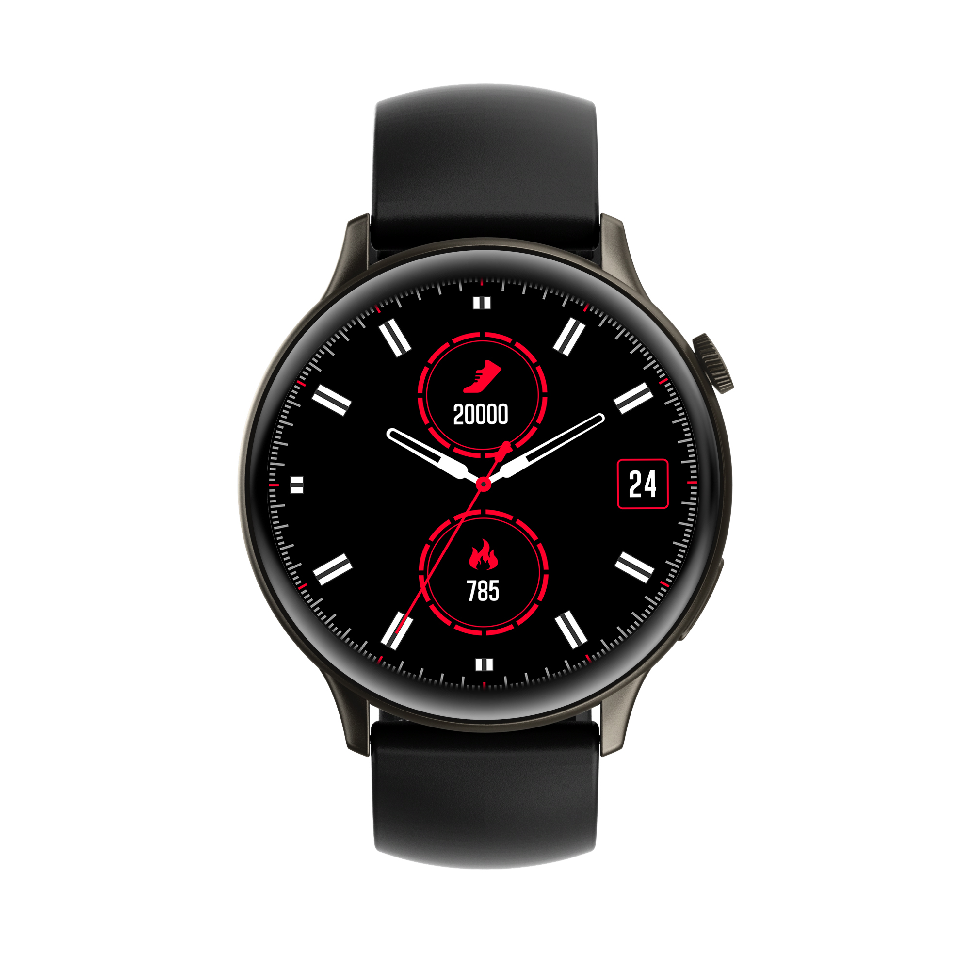 Men's Business Smart Watch with AMOLED Display, Bluetooth Calling & 100+ Sports Modes