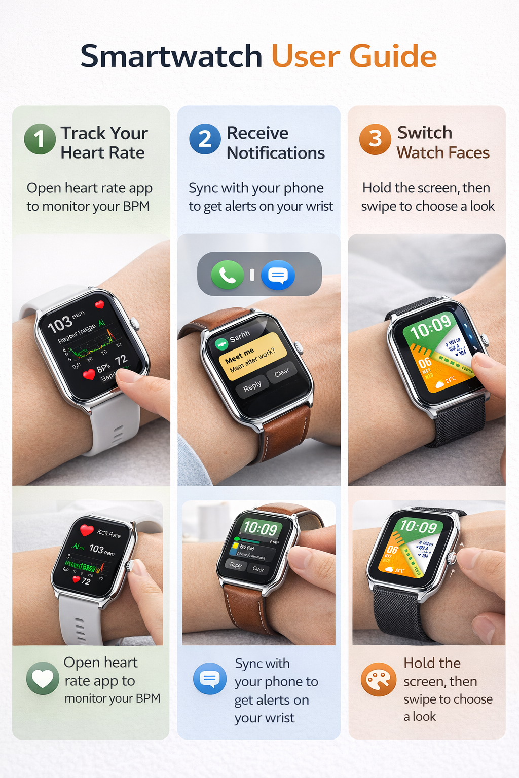 Morrison IP68 Waterproof Fashion Sports Elegant Luxury Smart Watch 1.96'' AMOLED Bluetooth Call