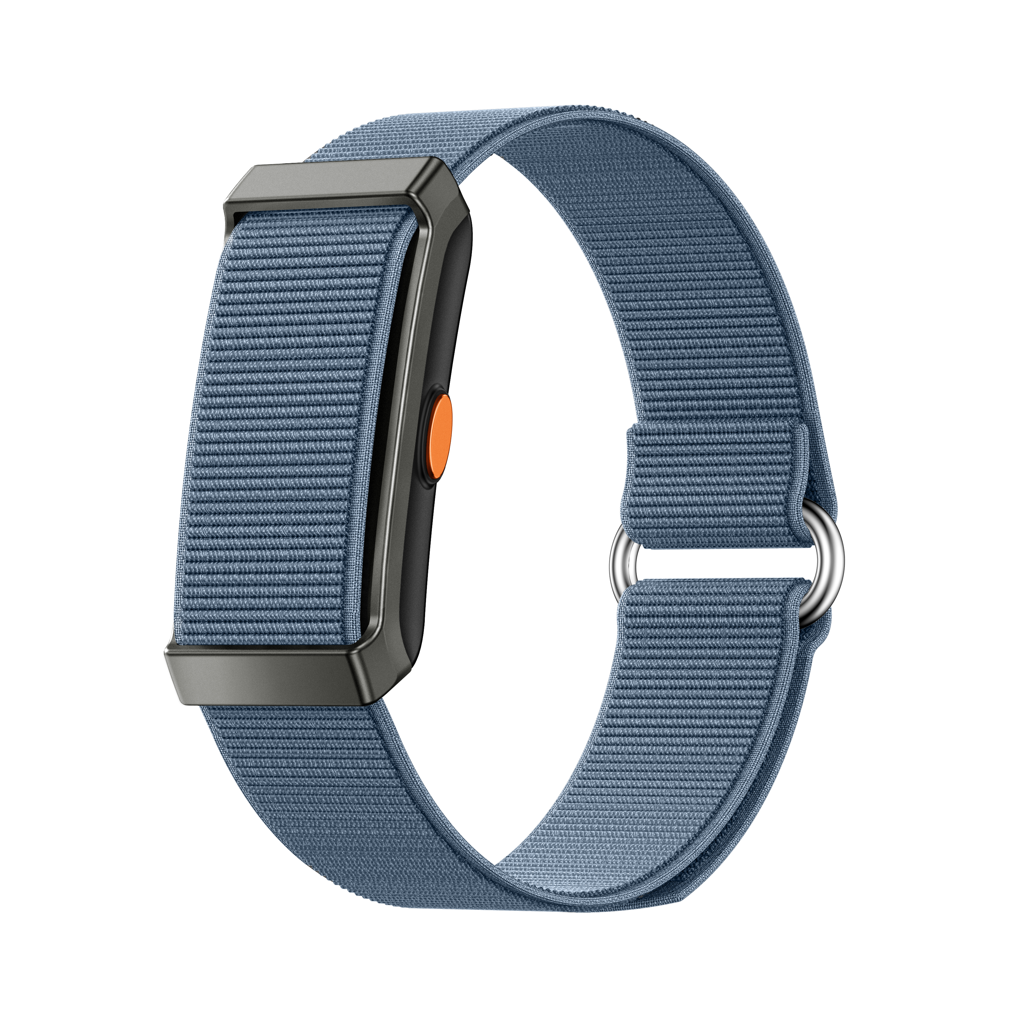 Professional No-Screen Fitness Tracker Band with 107+ Sports Modes, Heart Rate & SpO2 Monitor, 50-Day Battery, Nylon Strap