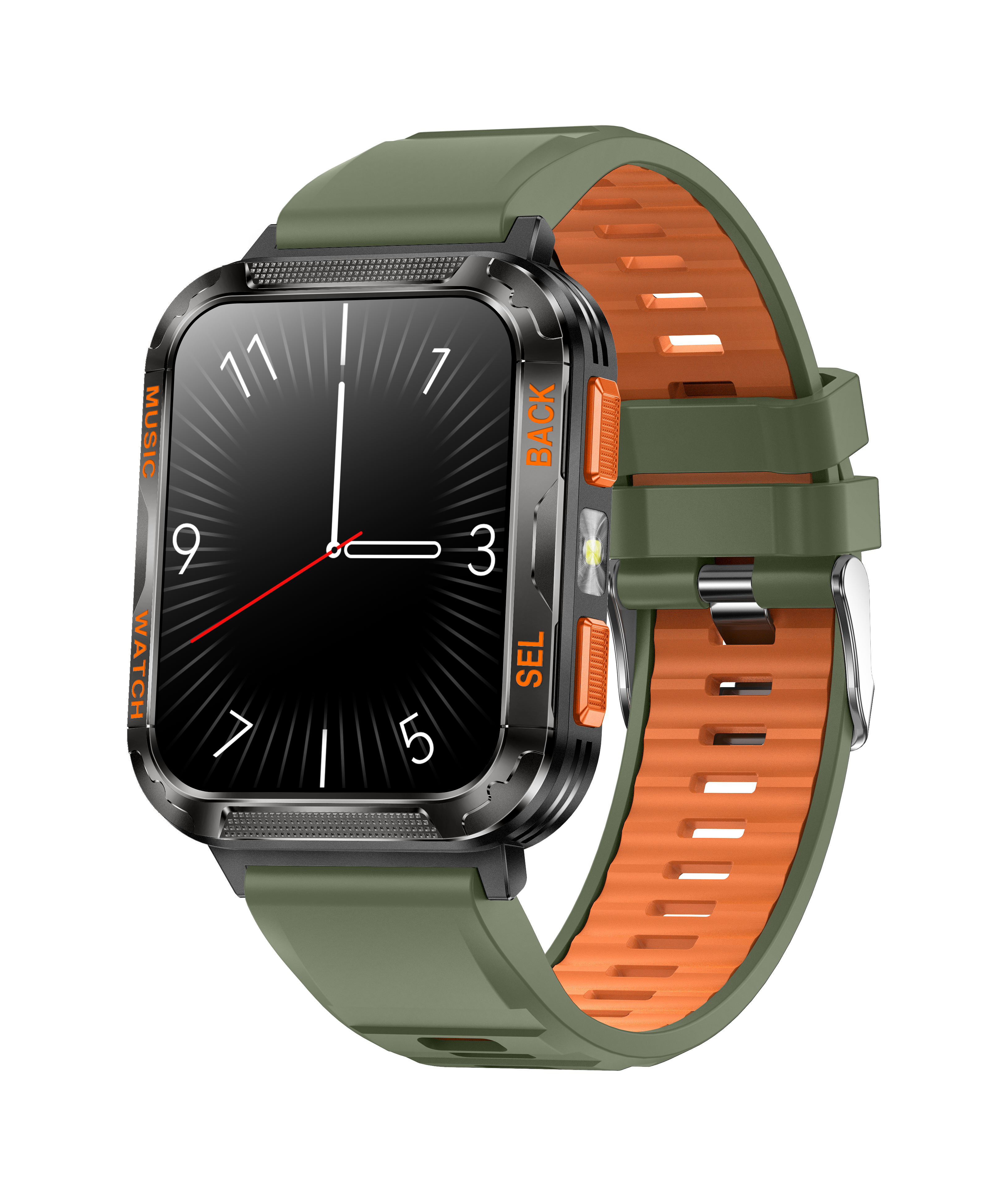 Outdoor Smartwatch with Music Speaker | 2.01'' Display | IP68 Waterproof | Fitness Tracker