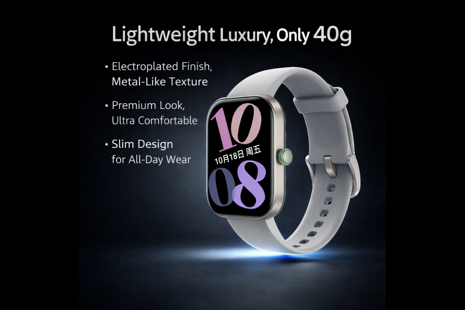 Morrison Luxury AMOLED Smart Watch 2.06'' IP68 Waterproof Bluetooth Call Sports Fitness Watch