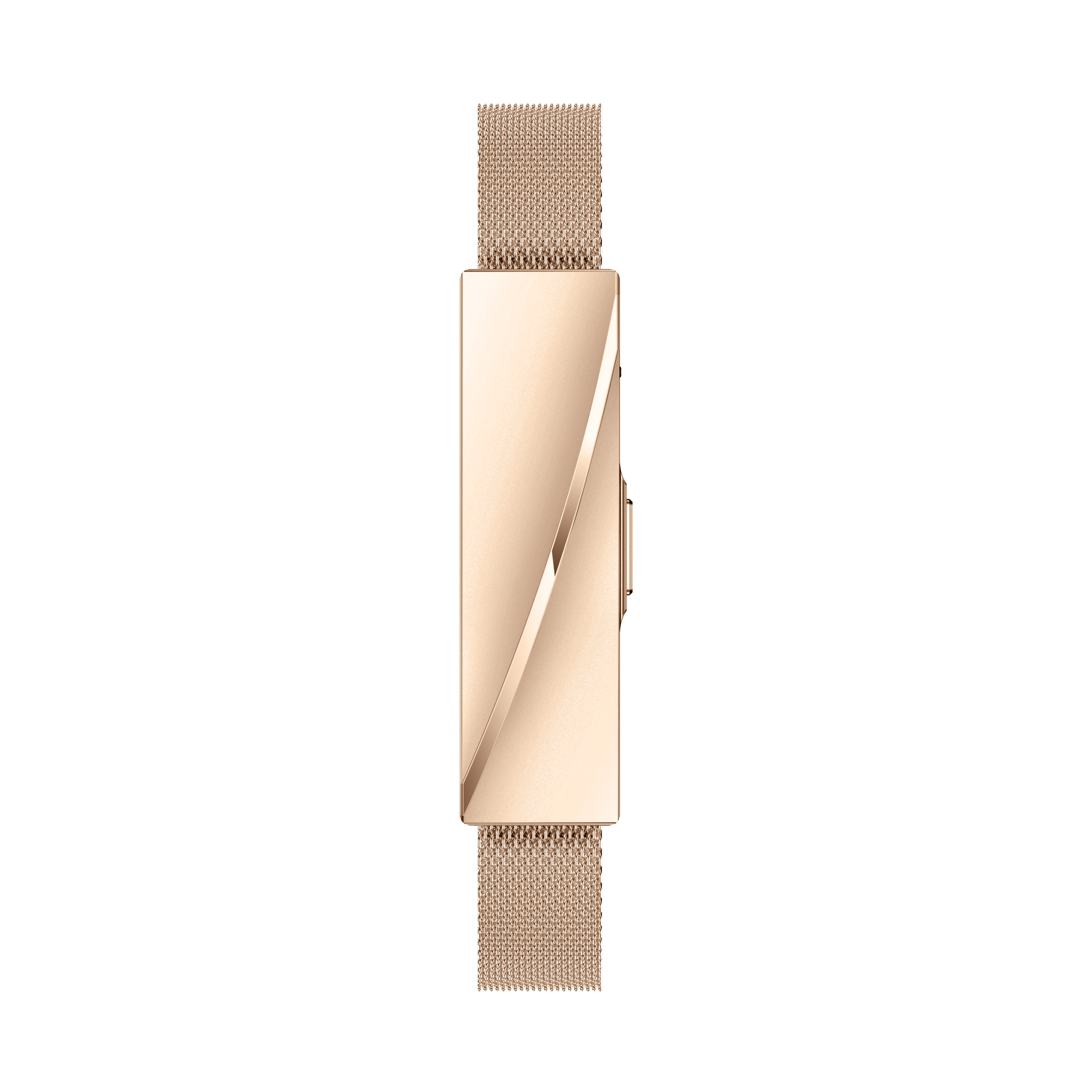 Luxury Women's Smart Bracelet – Rose Gold Alloy Body, Stainless Steel Strap, IP68 Waterproof, 30-Day Standby, Health Tracker