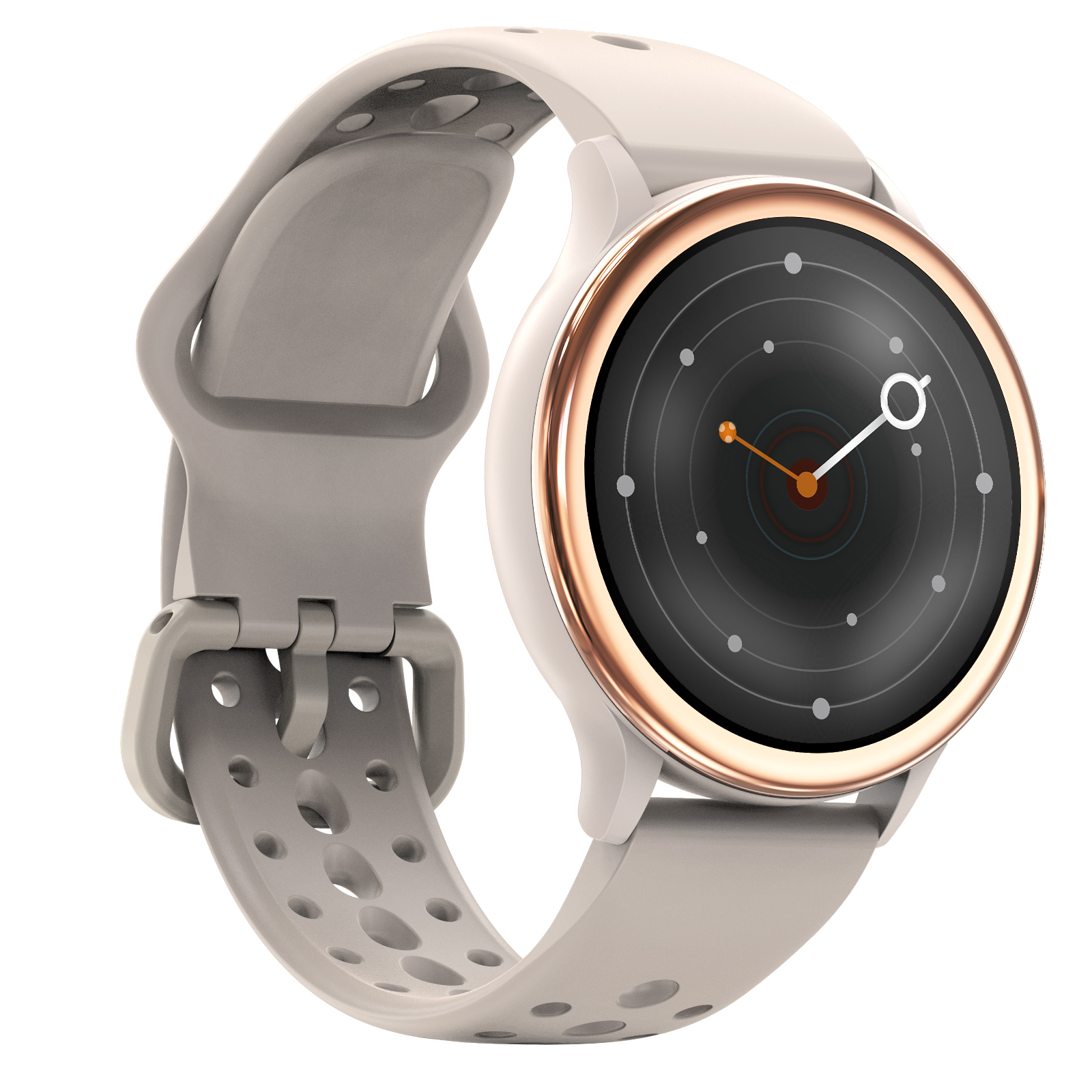 Women's Sports Smartwatch – Round Design, IP68 Waterproof, Call Function, Heart Rate & 100+ Sports Modes