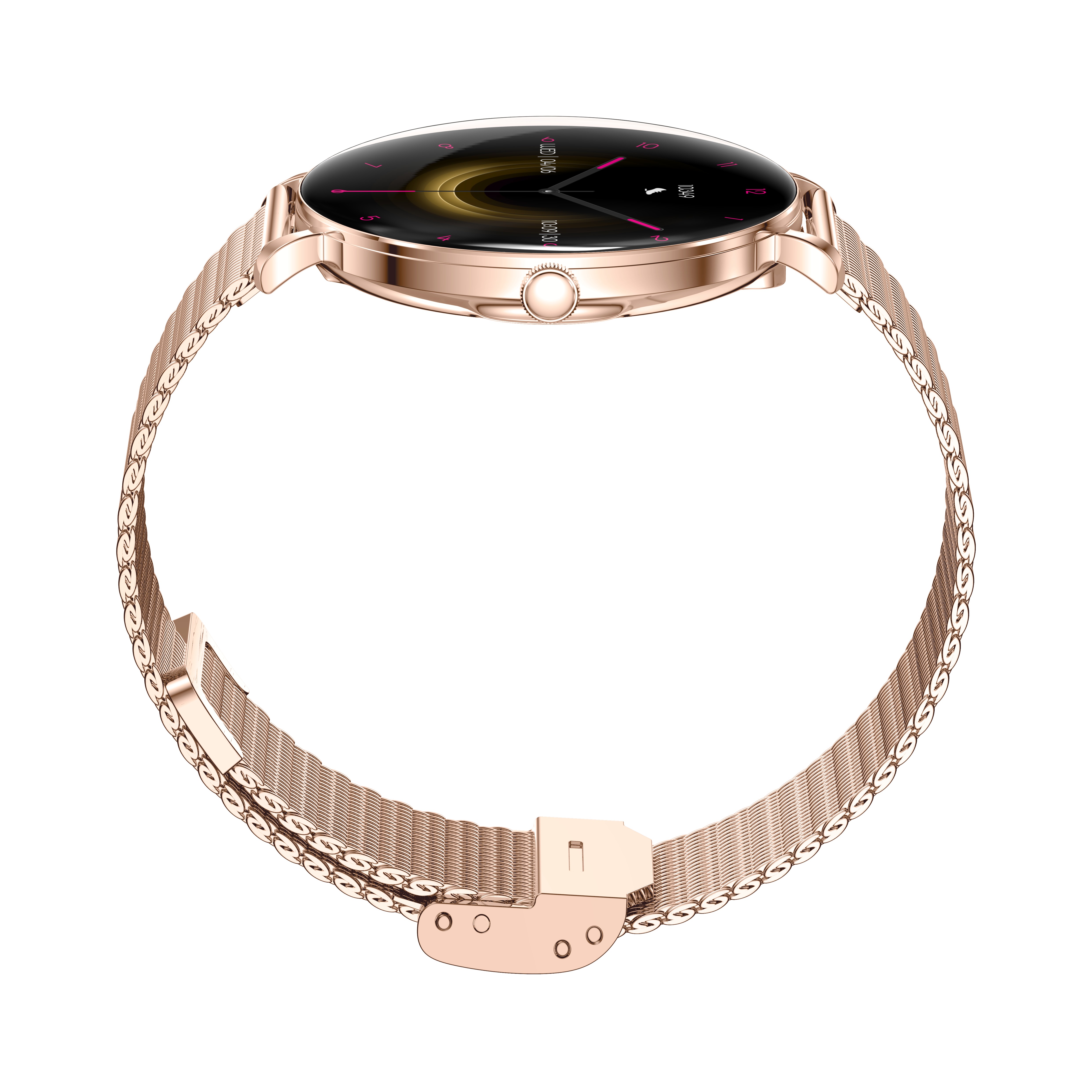 Luxury Women’s Smartwatch – 1.43” AMOLED Round Screen, Bluetooth Calling & Music, IP68, 100+ Sports Modes