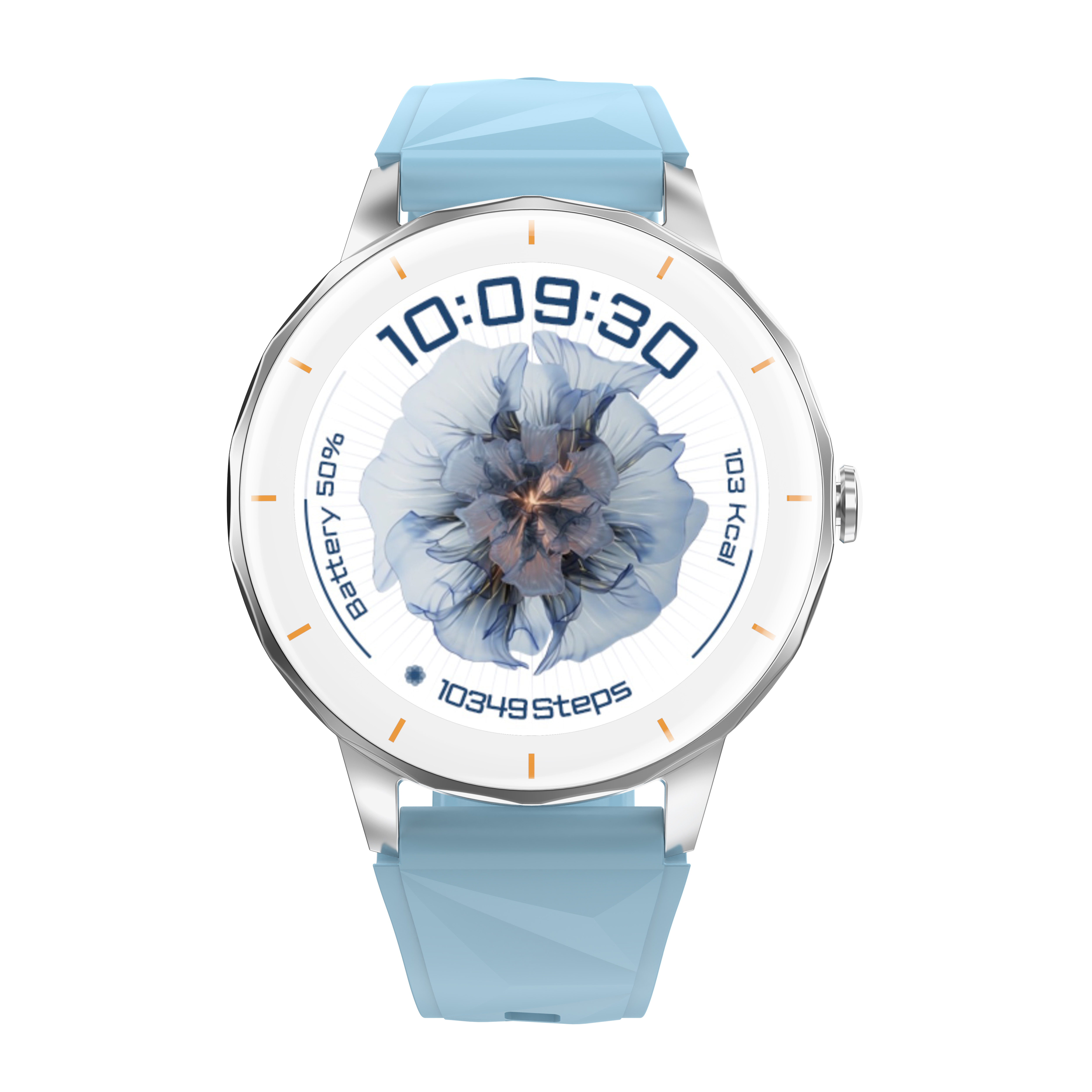 Elegant Round Ladies Smart Watch with Call Function and Health Monitoring