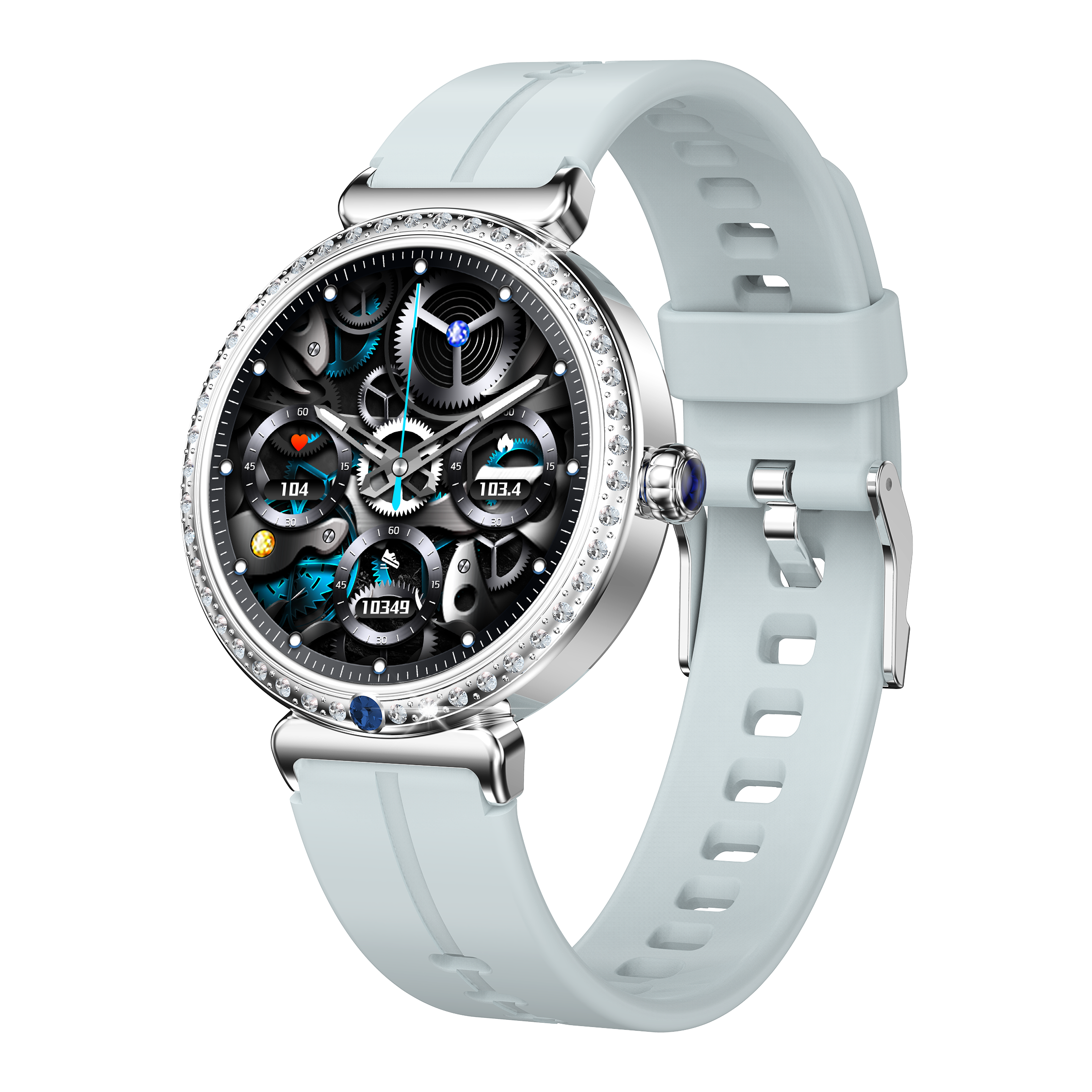 Luxury Diamond Women’s Smart Watch, 1.28