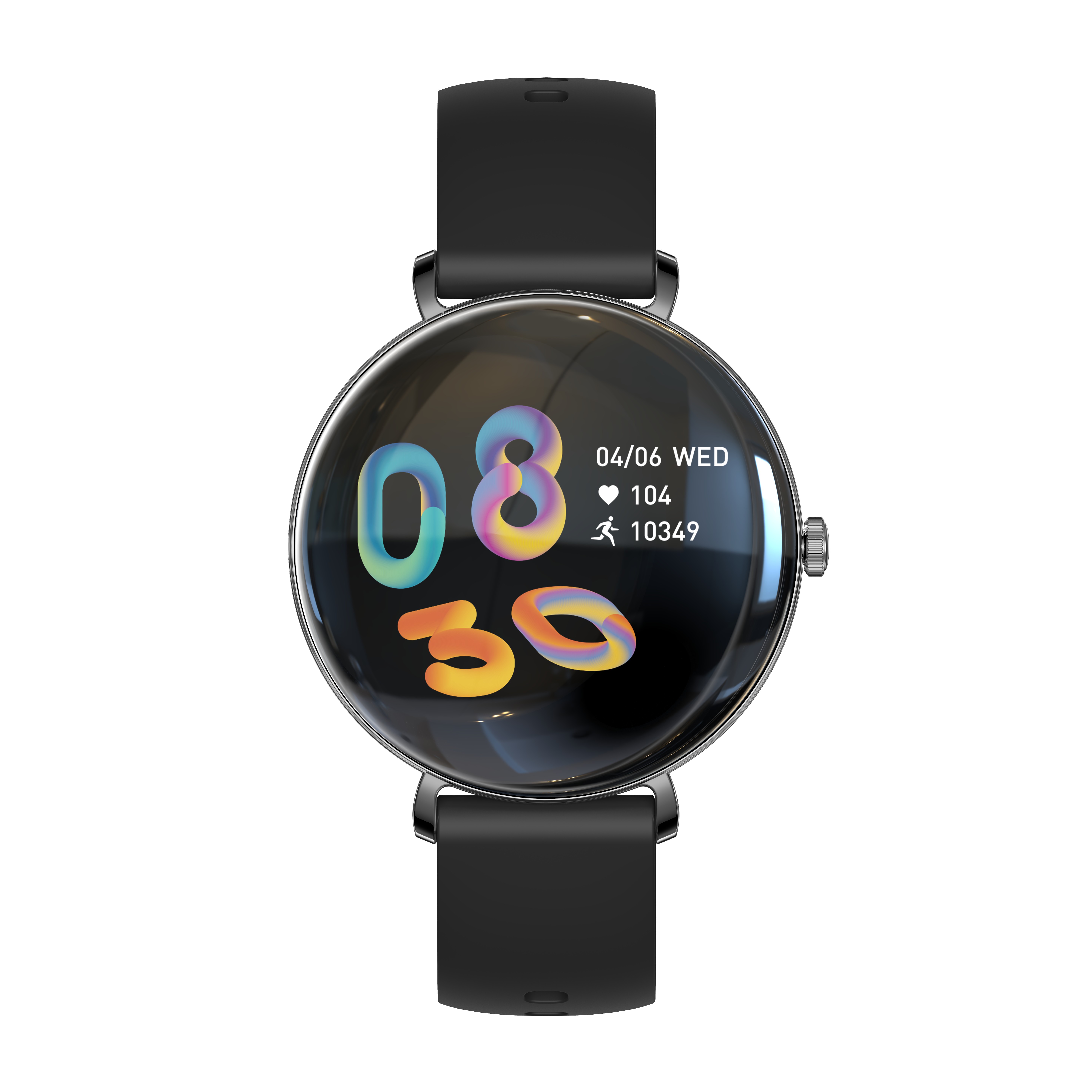 Women's AMOLED Smartwatch Black Strap Edition with Bluetooth Calling & Fitness Tracking