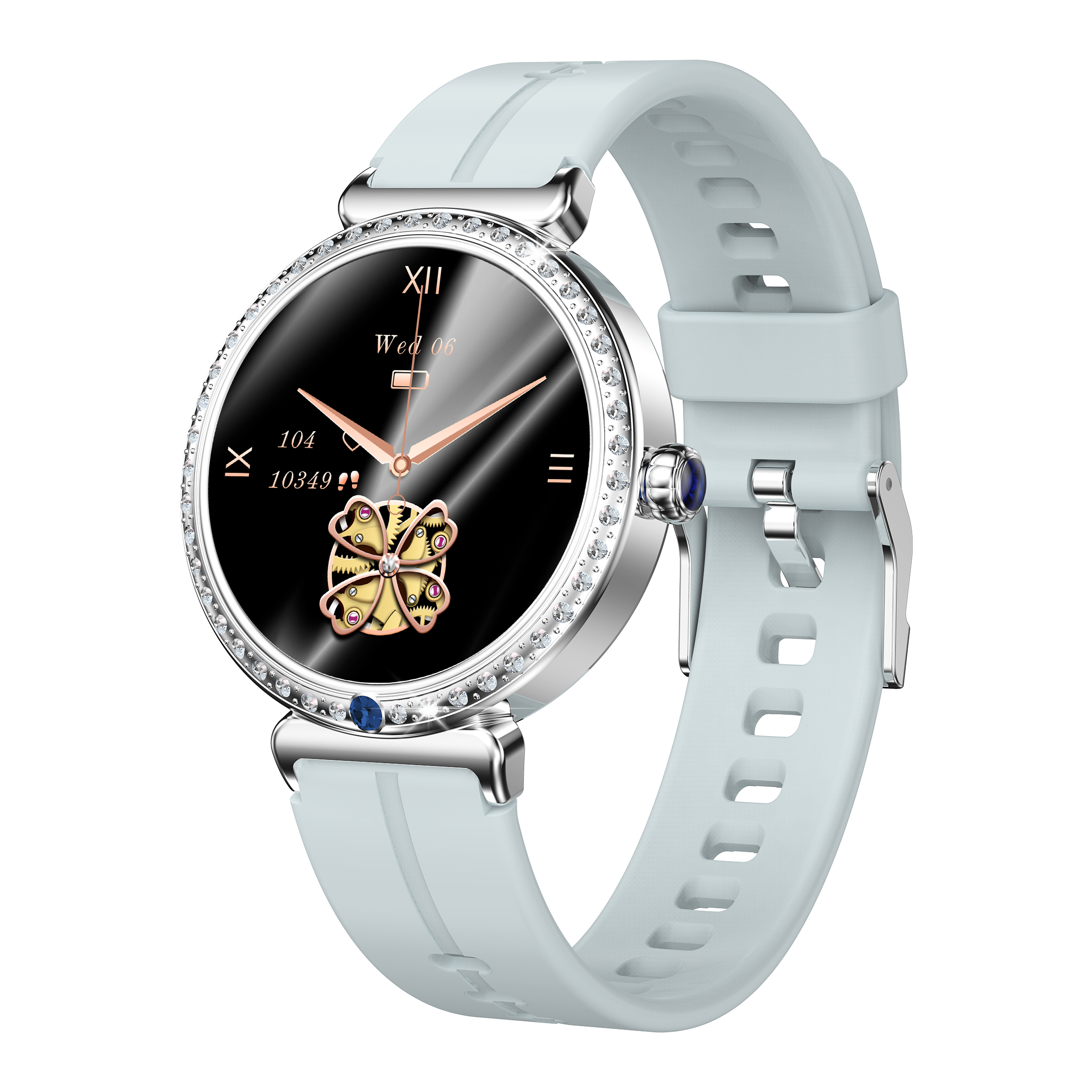 Luxury Diamond Women’s Smart Watch, 1.28