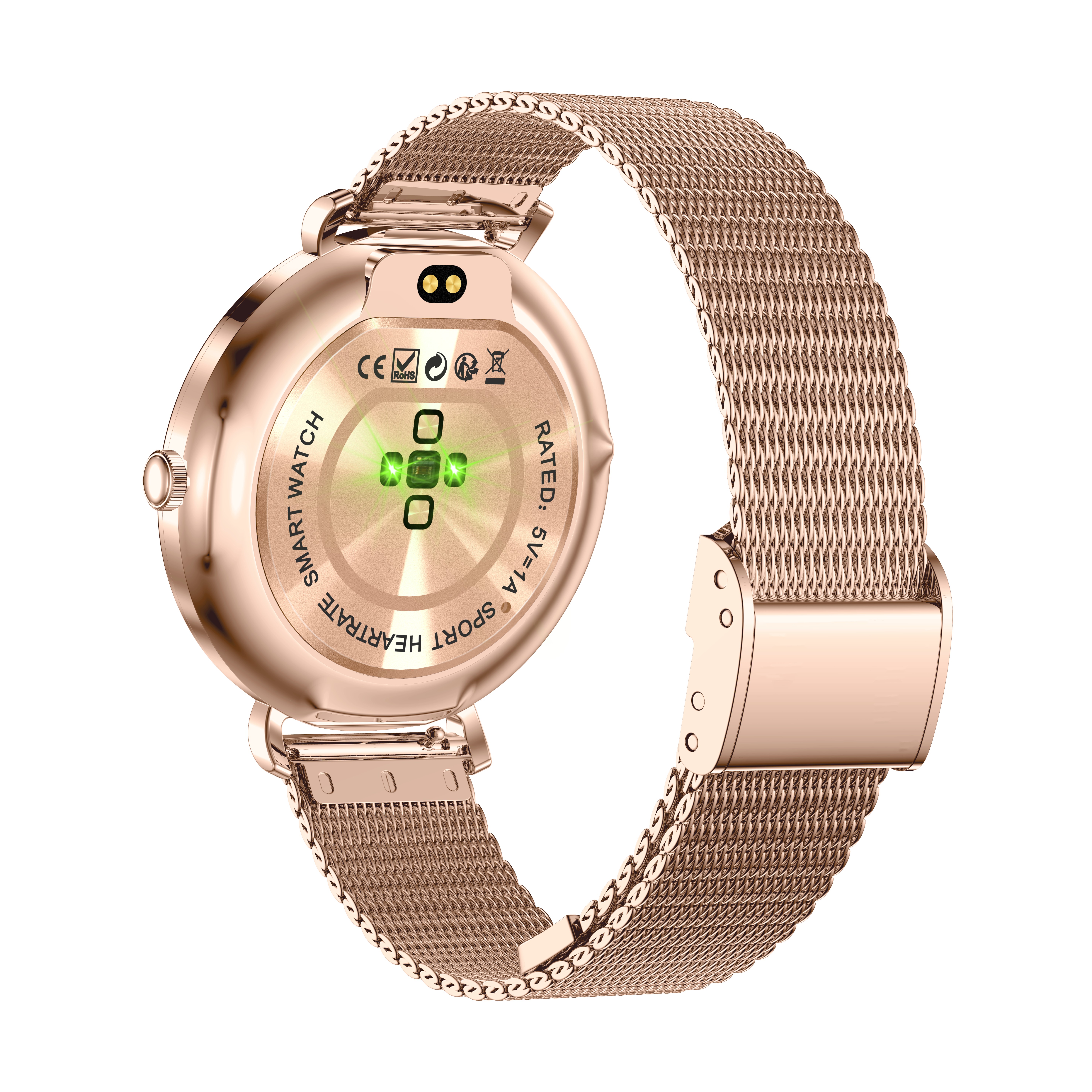 Luxury Women’s Smartwatch – 1.43” AMOLED Round Screen, Bluetooth Calling & Music, IP68, 100+ Sports Modes