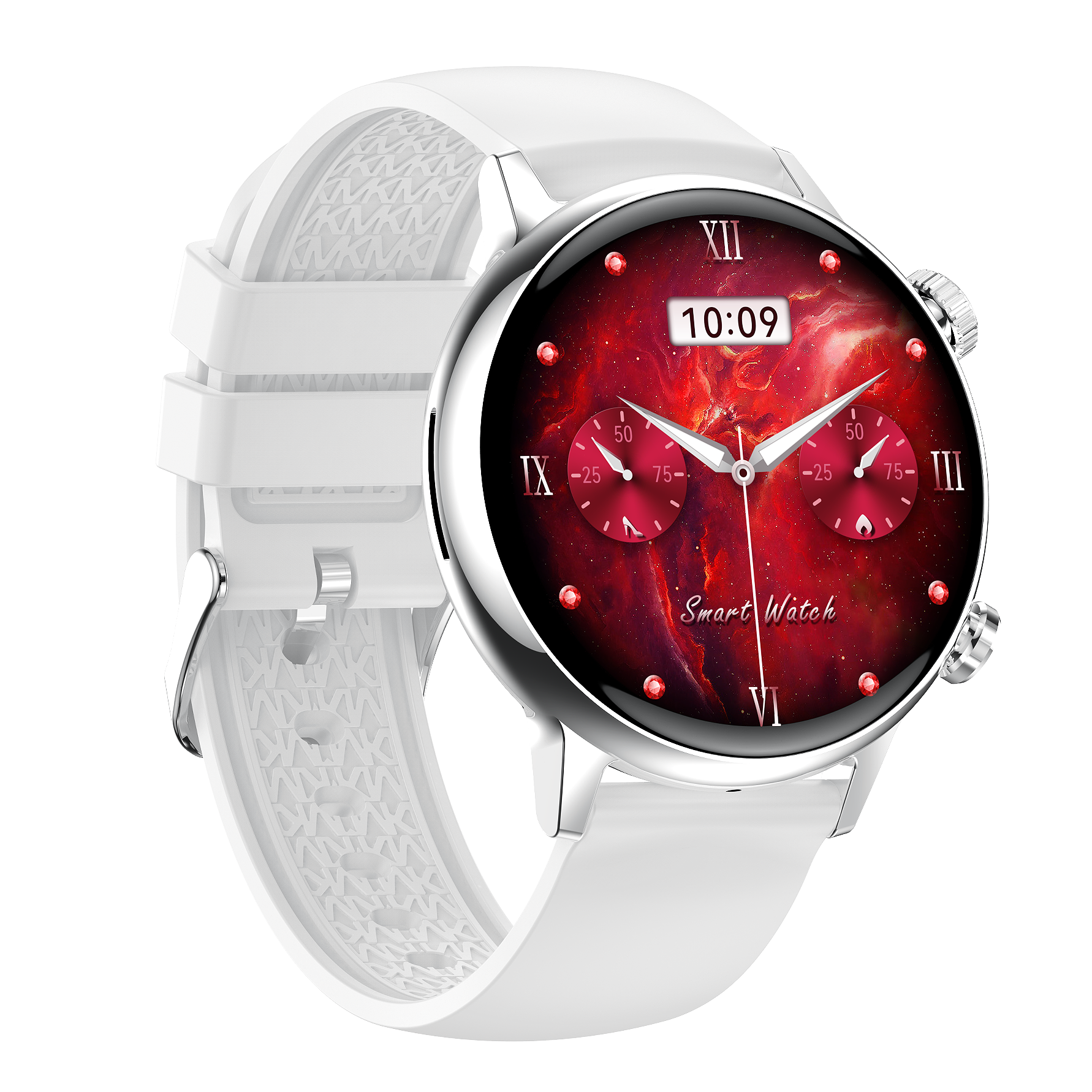 Elegant Women’s Round Smart Watch – IP68 Waterproof, 1.19″ AMOLED Display, Call Function, Zinc Alloy Case